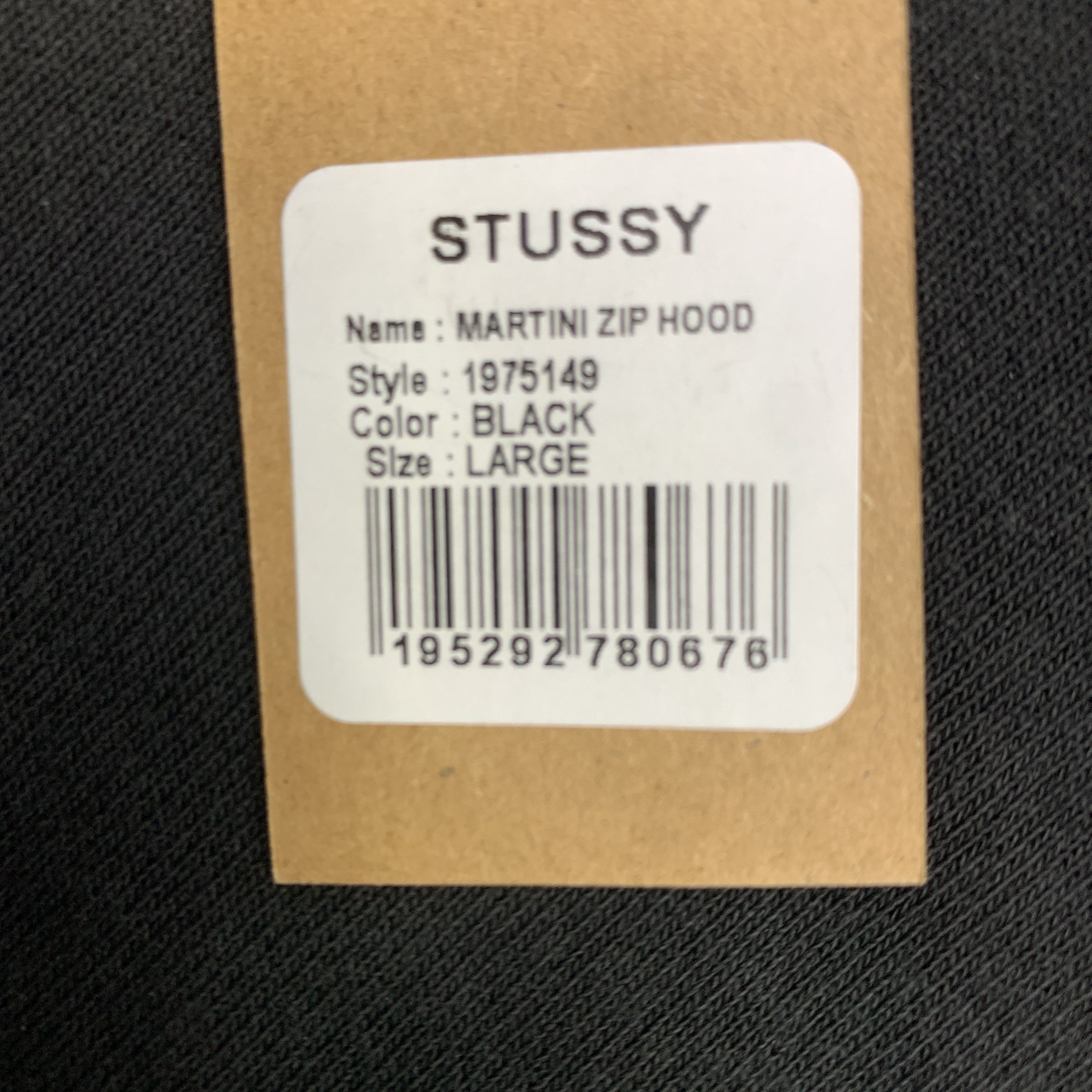 Stussy Stussy Martini Logo Zip Hoodie Size L Size US L / EU 52-54 / 3 - 4 Thumbnail