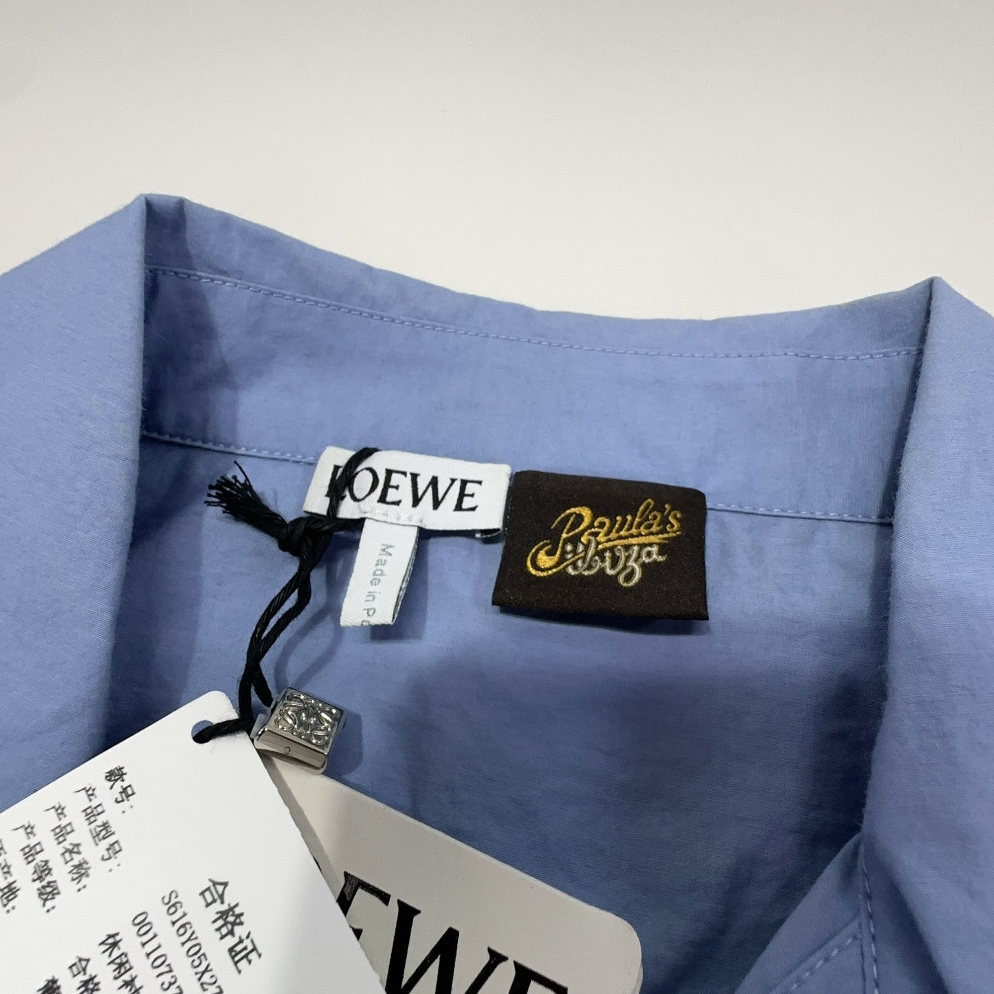 Loewe Loewe Paula's Ibiza Embroidered Logo Shirt Size 34 Size XXS / US 00 / IT 34 - 4 Thumbnail