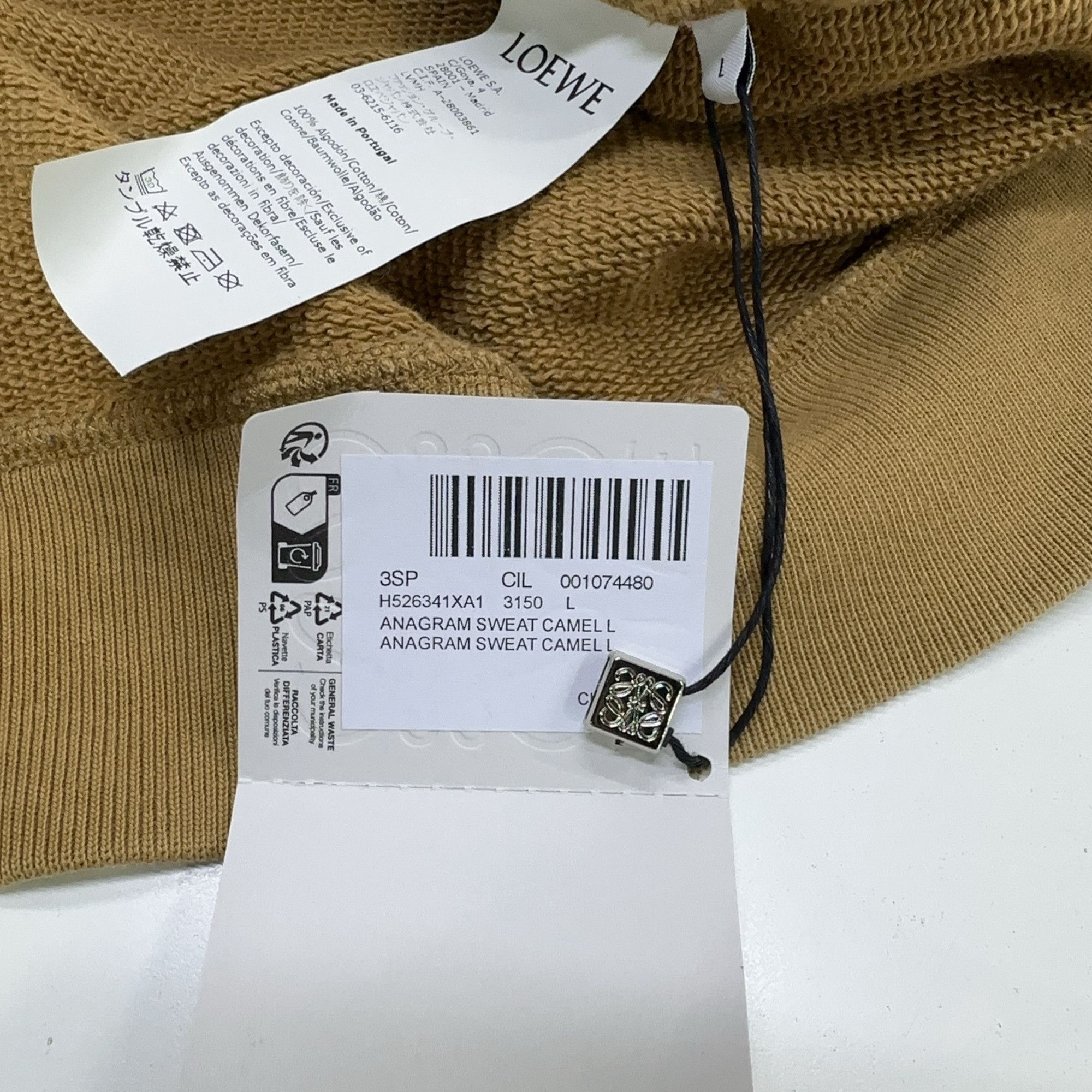 Loewe LOEWE Anagram Embroidered Sweatshirt Size L Size US L / EU 52-54 / 3 - 5 Thumbnail