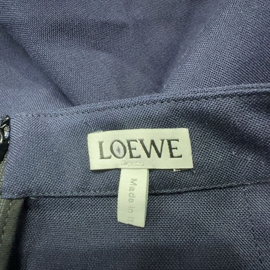 Loewe Loewe Pleated Two-Tone Midi Skirt Size 36 Size 25" / US 0 / IT 36 - 3 Thumbnail