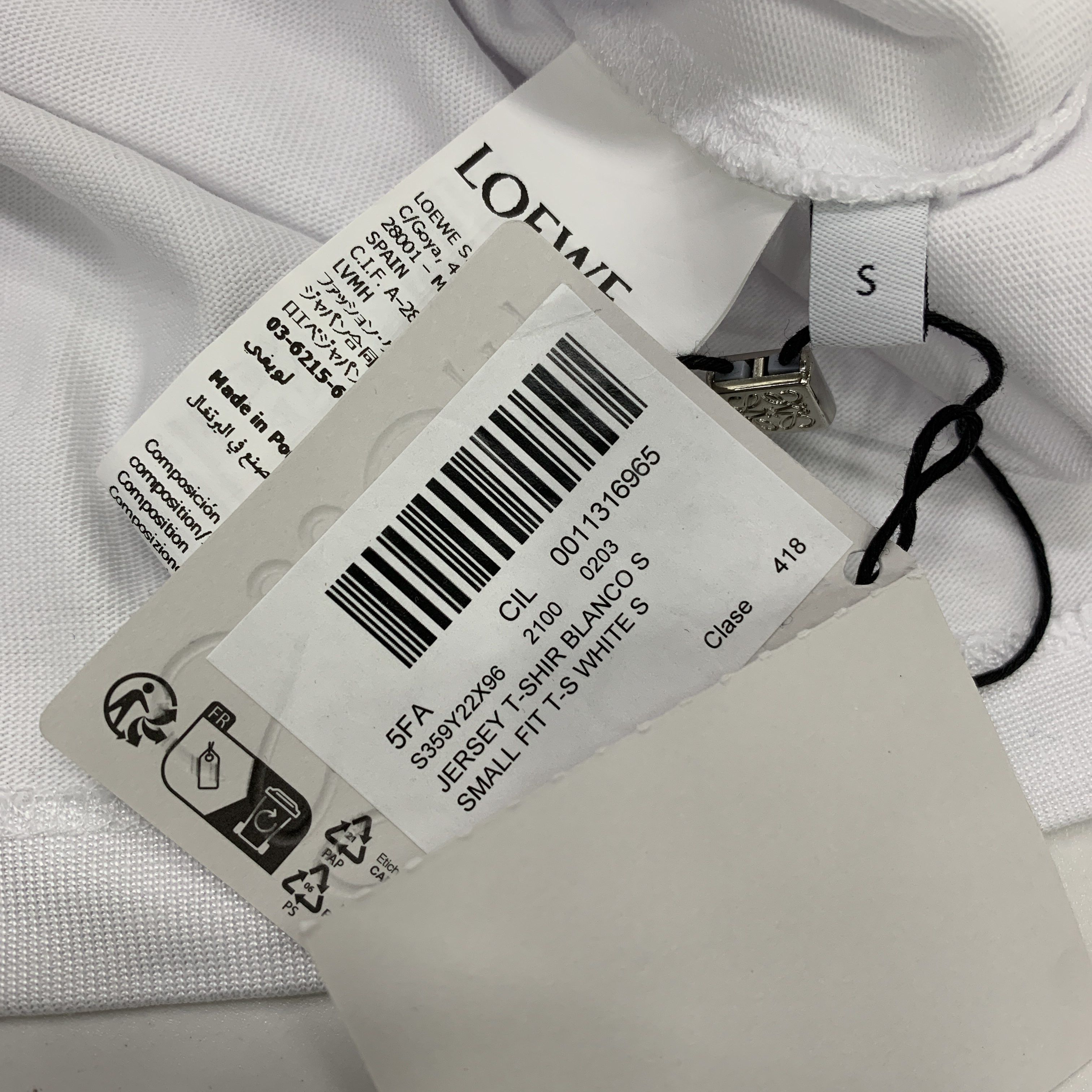 Loewe Loewe Anagram Logo T-Shirt Size S Size S / US 4 / IT 40 - 3 Thumbnail