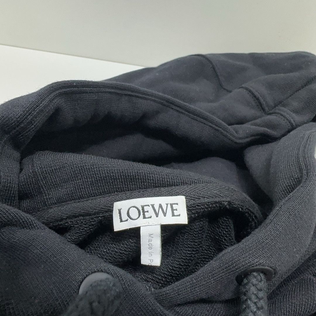 Loewe Loewe Embossed Leather Patch Hoodie Size S Size S / US 4 / IT 40 - 3 Thumbnail