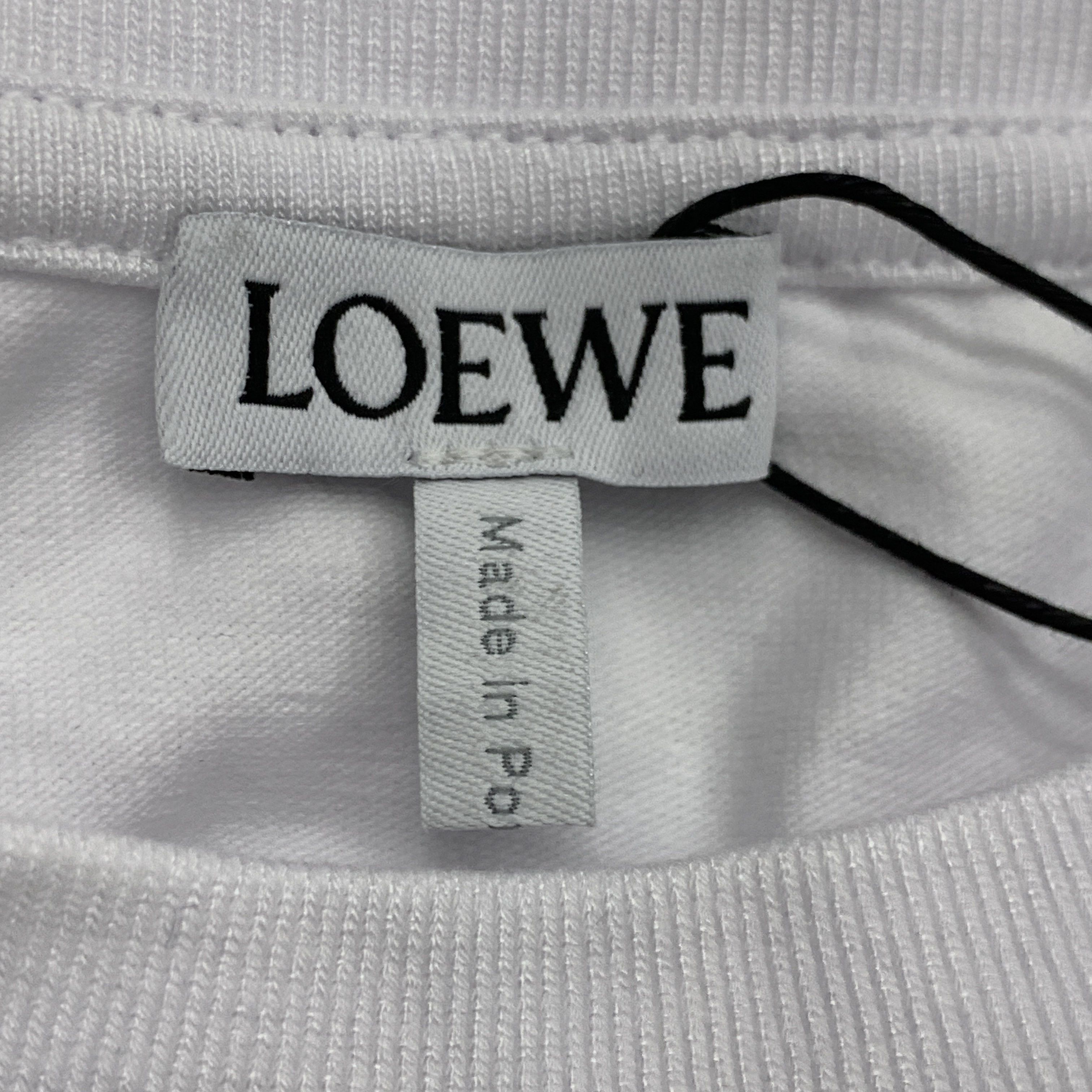 Loewe Loewe Anagram Cotton Blend T-Shirt Size XS Size XS / US 0-2 / IT 36-38 - 3 Thumbnail