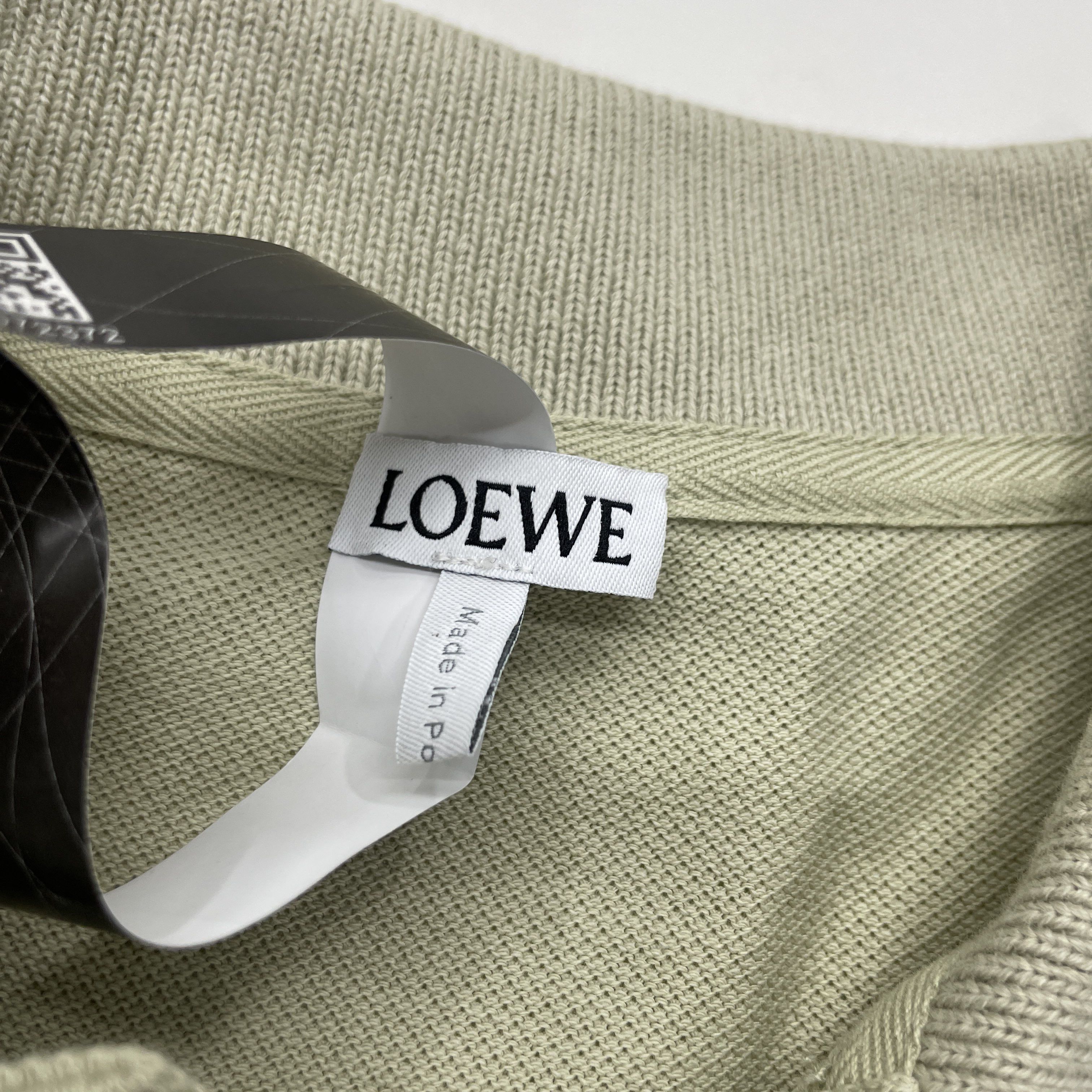Loewe Loewe Logo Embroidered Polo Shirt Sage L Size US L / EU 52-54 / 3 - 3 Thumbnail