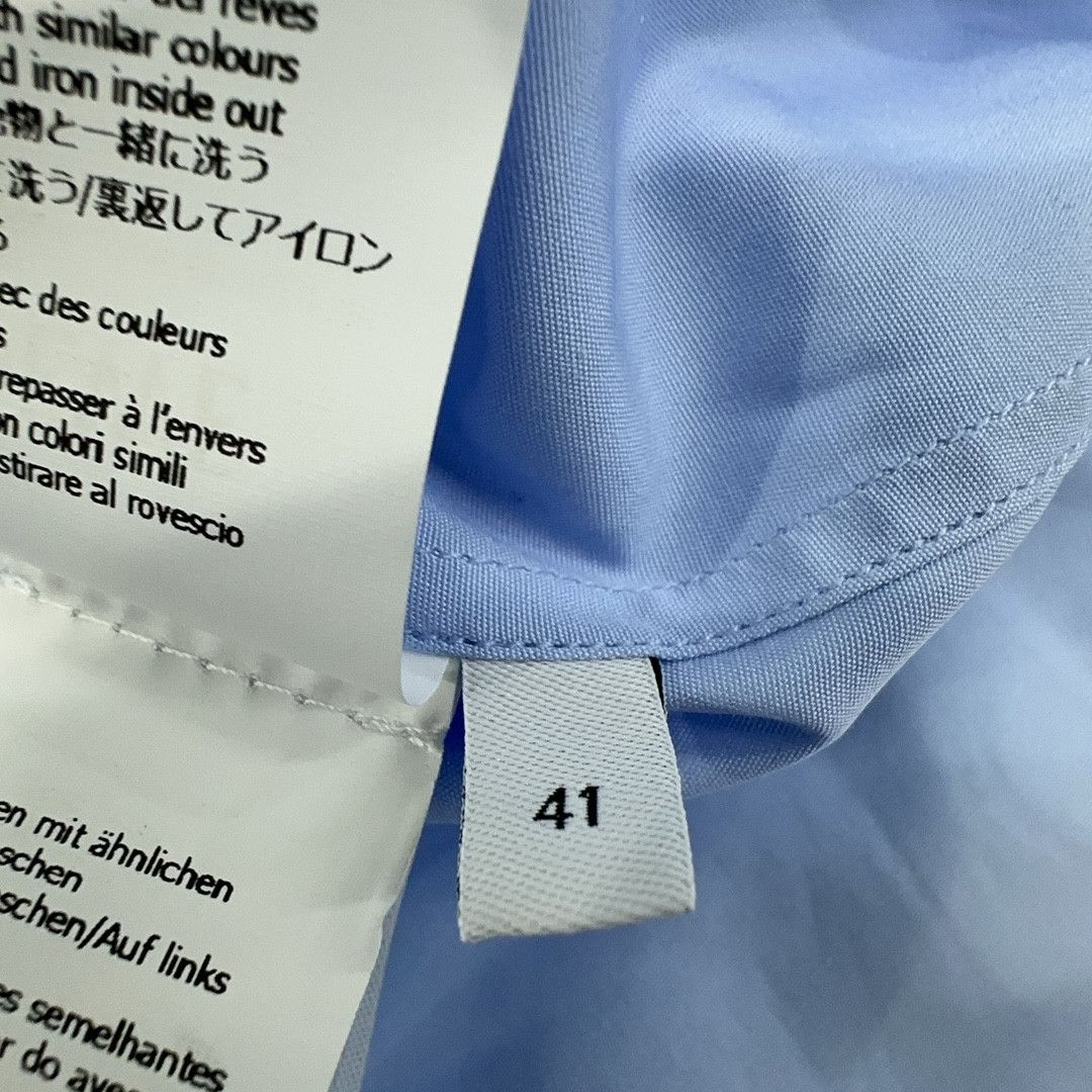 Loewe LOEWE Logo Badge Button Up Shirt Blue Size L Size US L / EU 52-54 / 3 - 4 Thumbnail