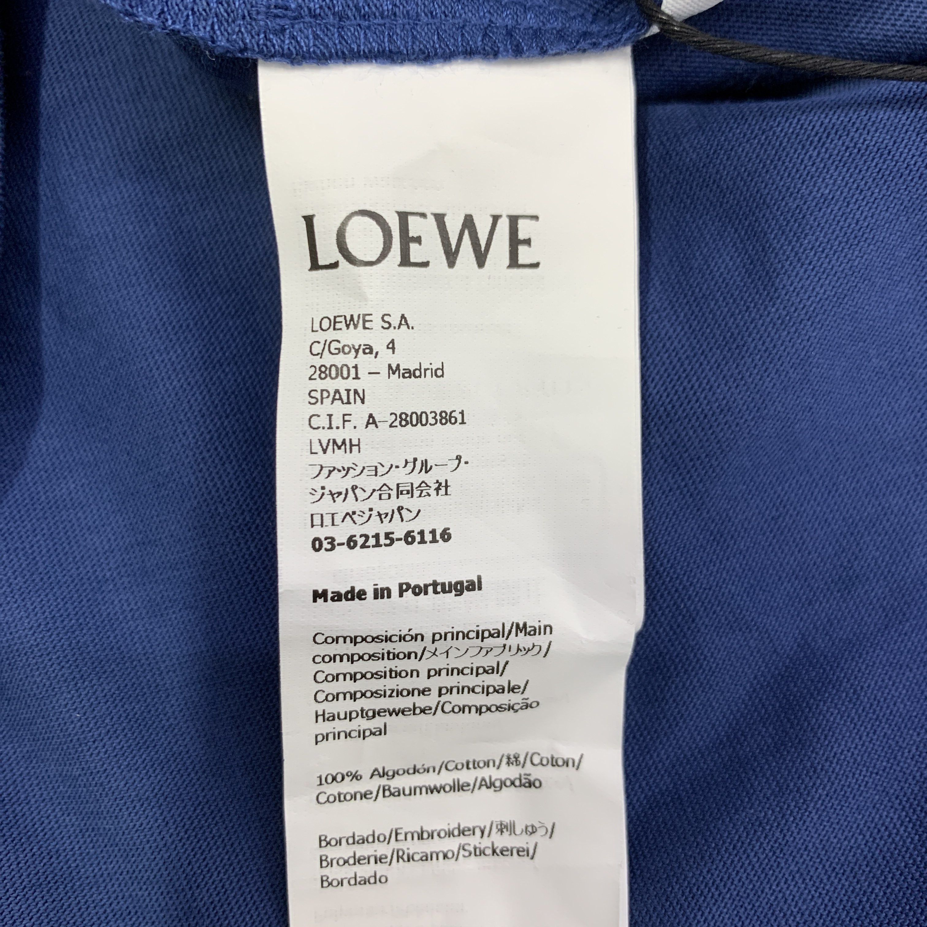 Loewe Loewe Logo Embroidery T-Shirt Size XS Size US XS / EU 42 / 0 - 3 Thumbnail
