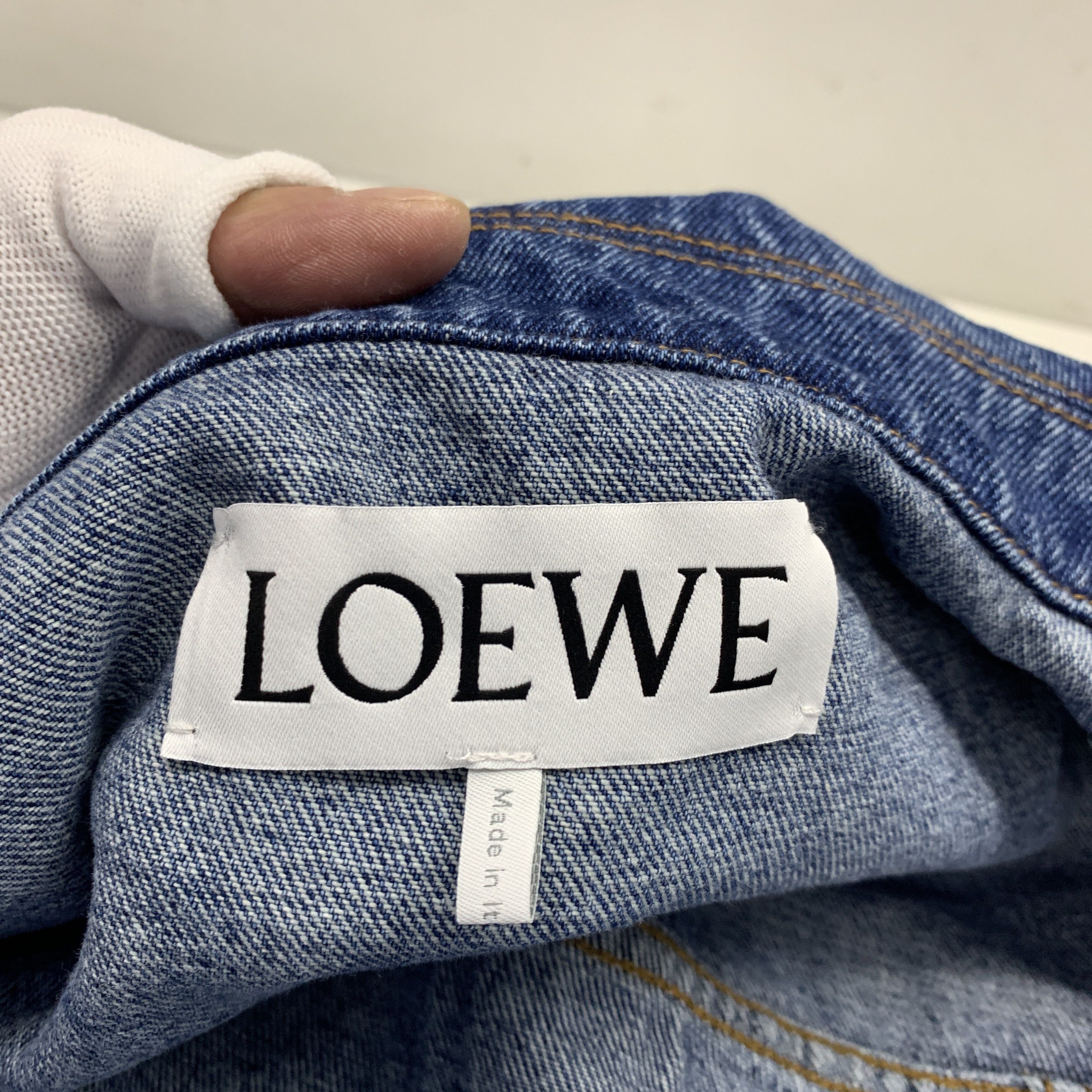 Loewe Loewe Anagram Embroidered Denim Jacket Size 48 Size US M / EU 48-50 / 2 - 3 Thumbnail
