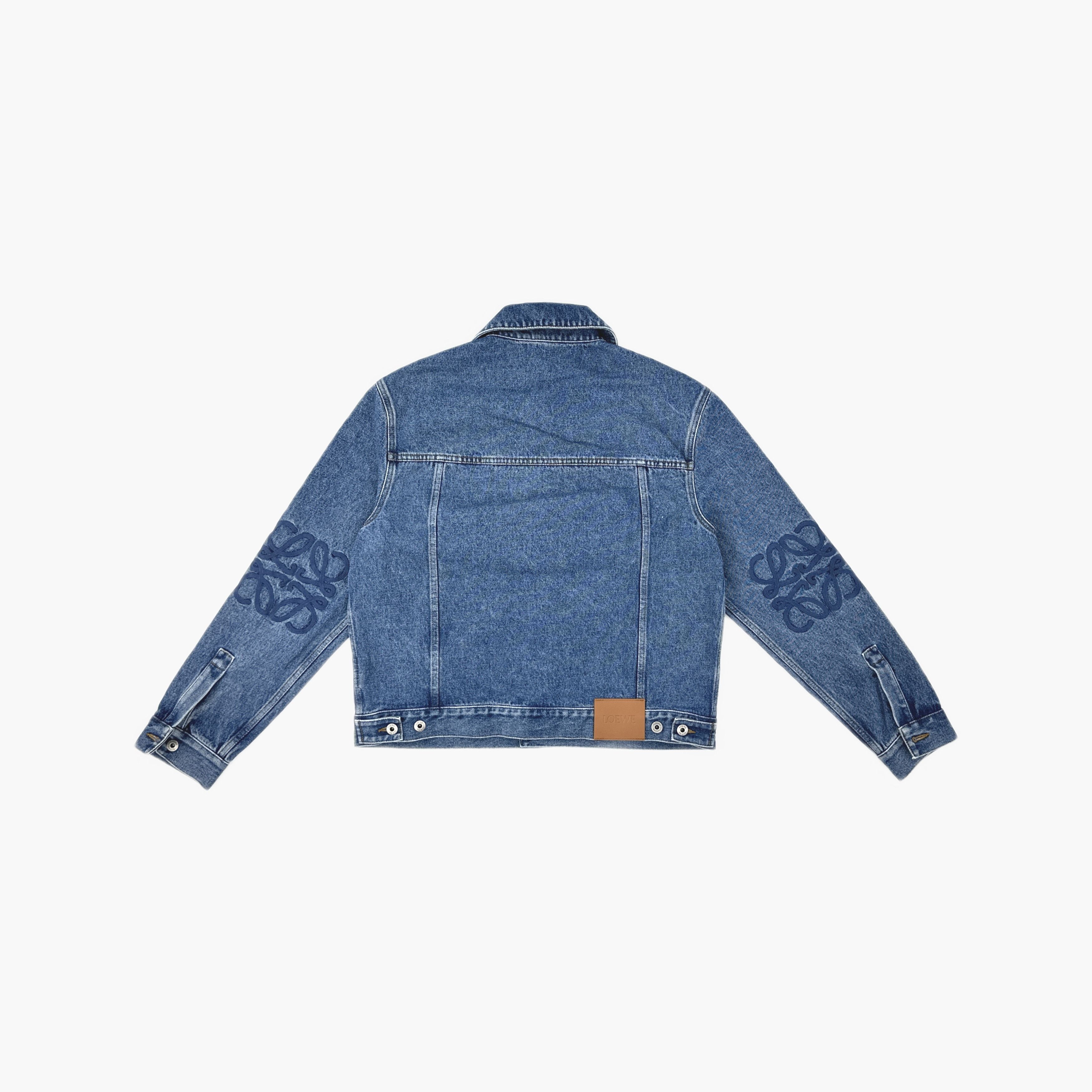 Loewe Loewe Anagram Embroidered Denim Jacket Size 48 Size US M / EU 48-50 / 2 - 2 Thumbnail