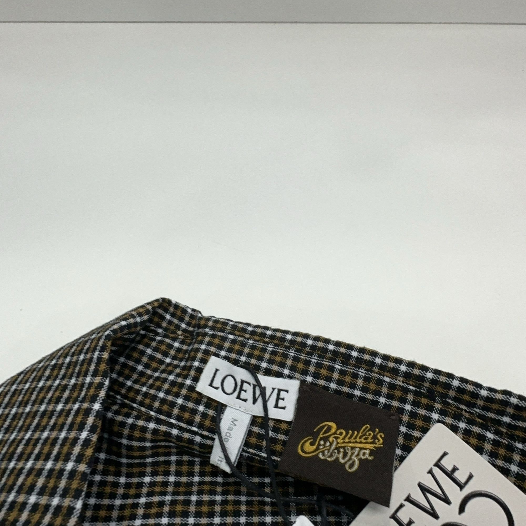 Loewe Loewe Paula's Ibiza Check Short Sleeve Shirt Size M Size US M / EU 48-50 / 2 - 3 Thumbnail
