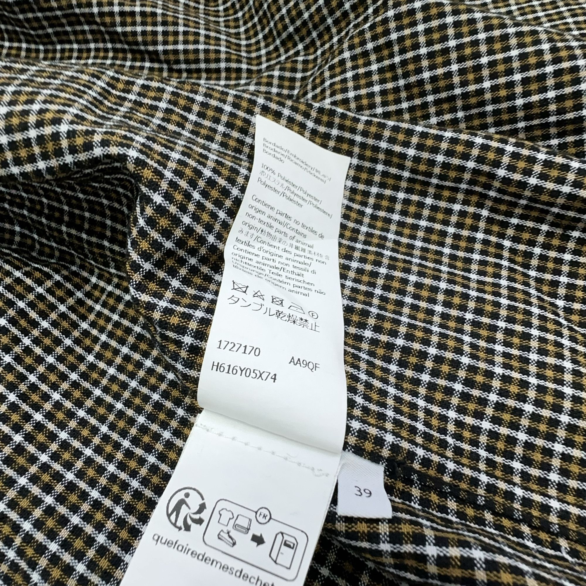Loewe Loewe Paula's Ibiza Check Short Sleeve Shirt Size M Size US M / EU 48-50 / 2 - 7 Thumbnail
