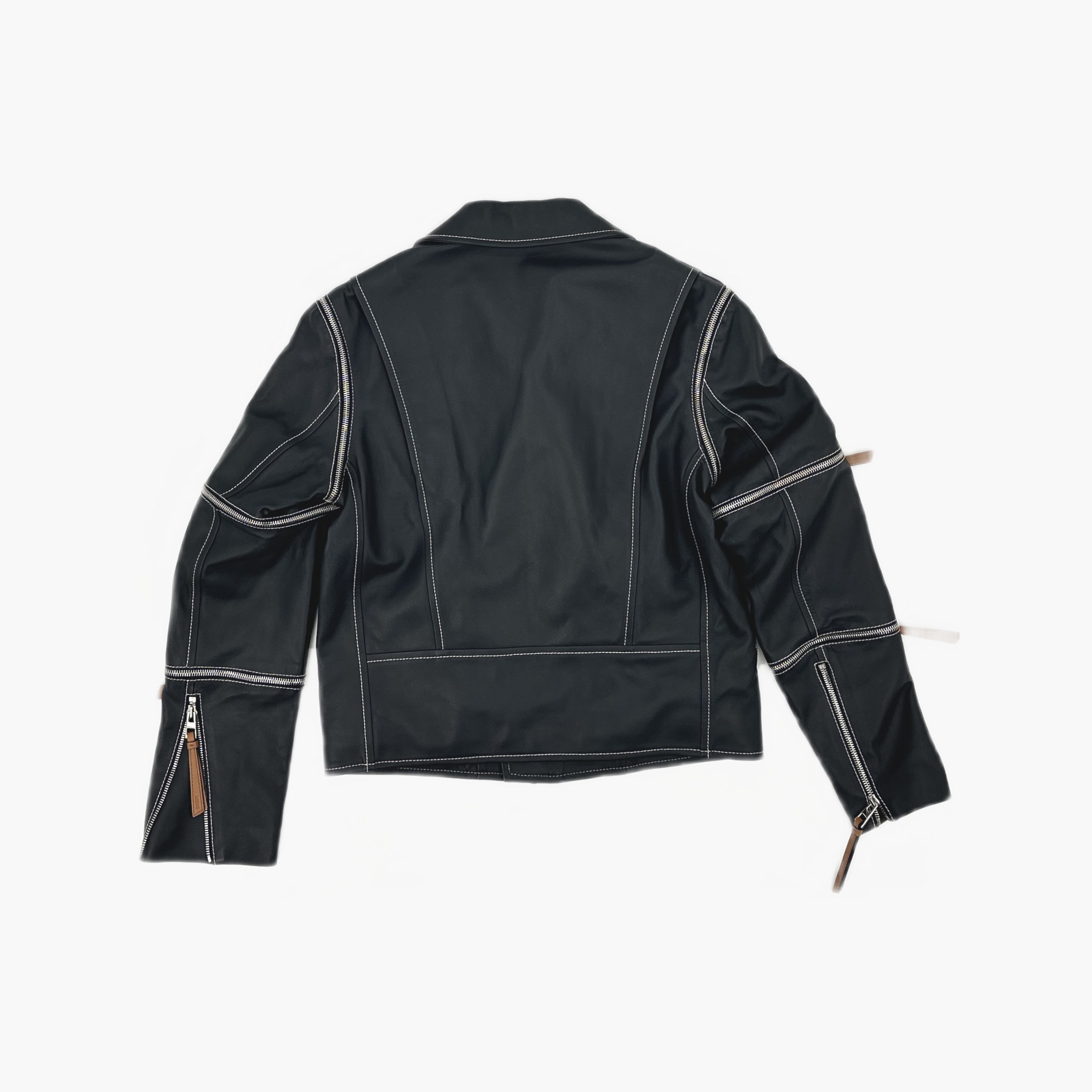 Loewe LOEWE Leather Biker Jacket Size 36 Size XS / US 0-2 / IT 36-38 - 2 Thumbnail