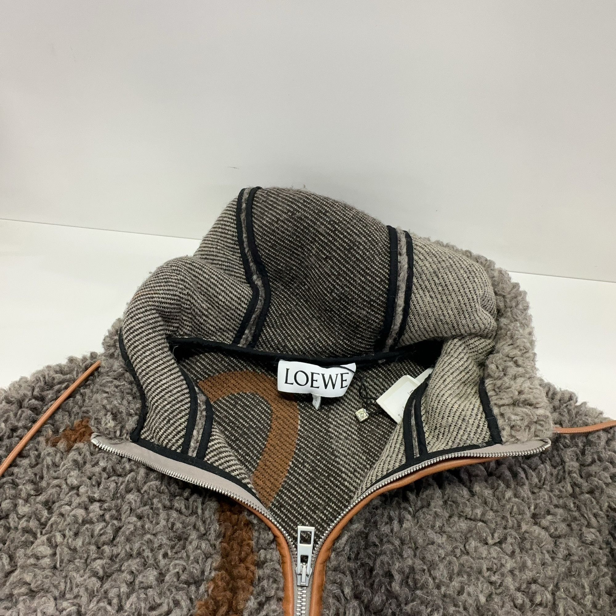 Loewe Loewe Anagram Hooded Fleece Jacket Size XS Size US XS / EU 42 / 0 - 7 Thumbnail