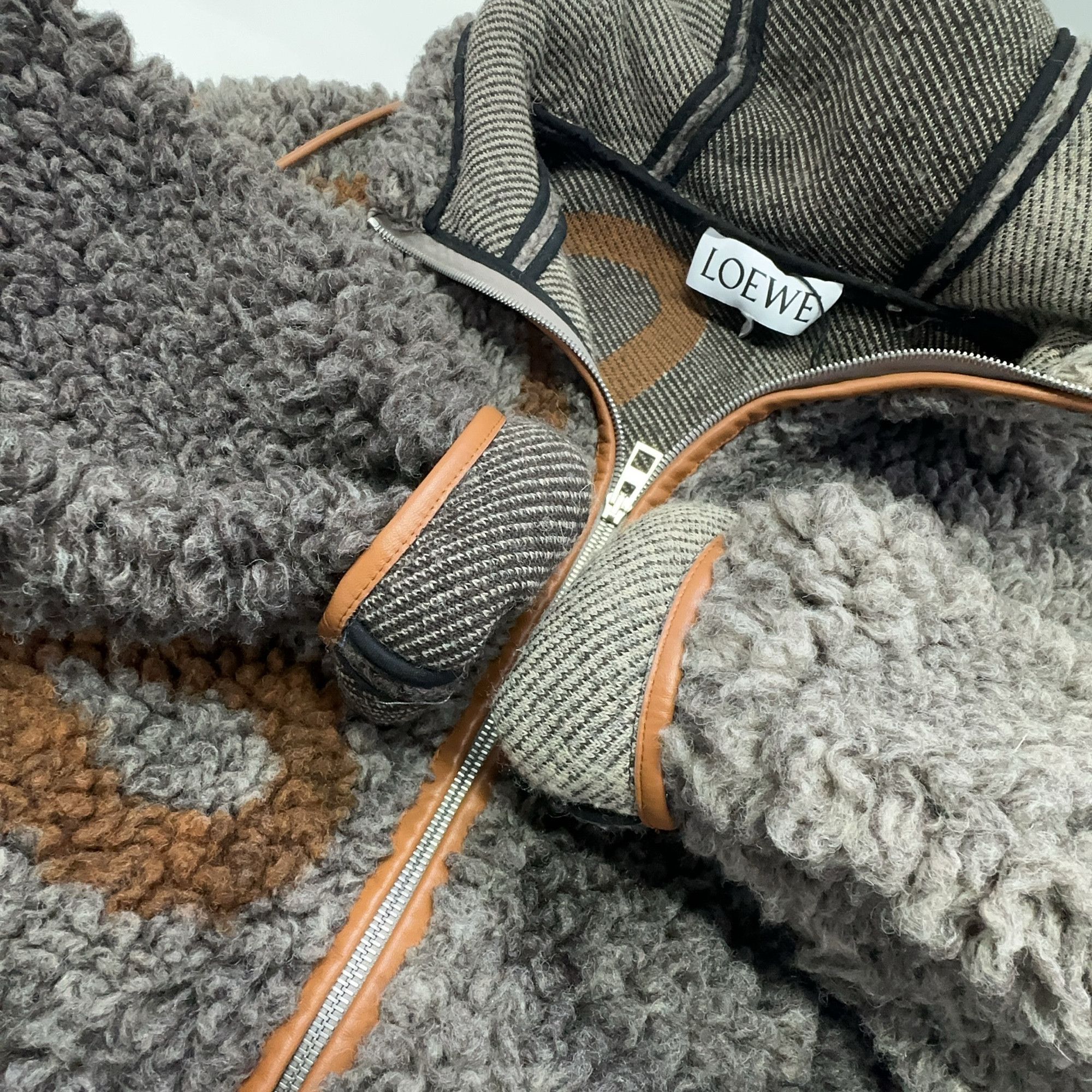 Loewe Loewe Anagram Hooded Fleece Jacket Size XS Size US XS / EU 42 / 0 - 8 Thumbnail