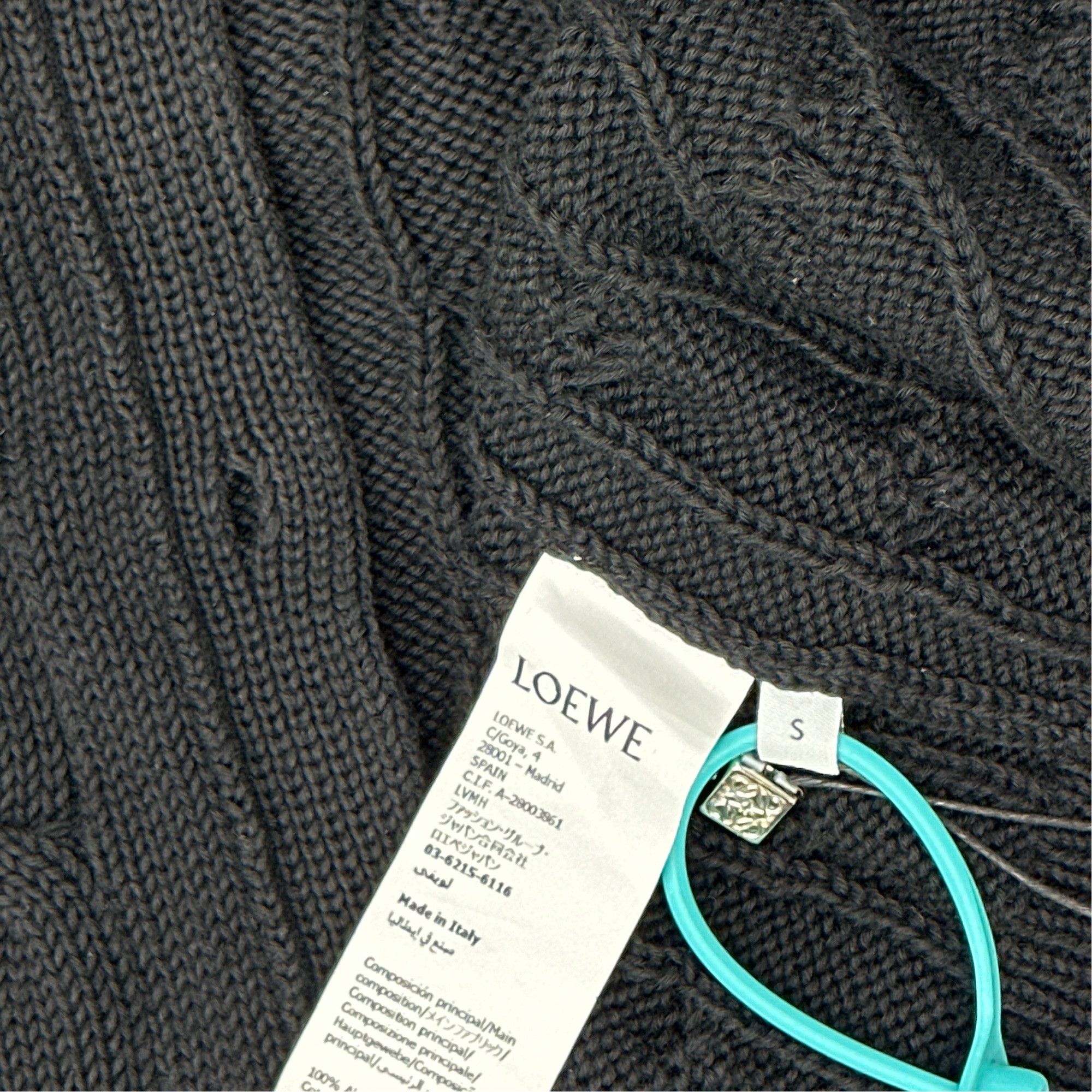 Loewe Loewe Anagram Cable Knit Cardigan Size S Size S / US 4 / IT 40 - 3 Thumbnail