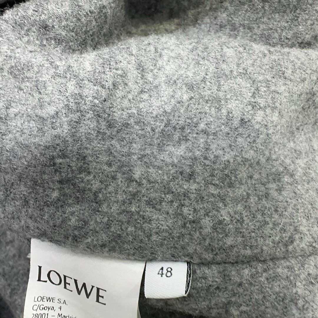Loewe LOEWE Hooded Wool Jacket Size 48 Size US M / EU 48-50 / 2 - 5 Thumbnail