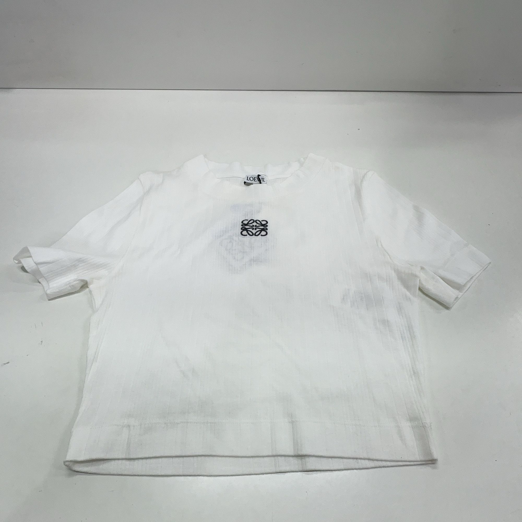 Loewe Loewe Anagram Ribbed Crop Top Size S Size S / US 4 / IT 40 - 7 Thumbnail