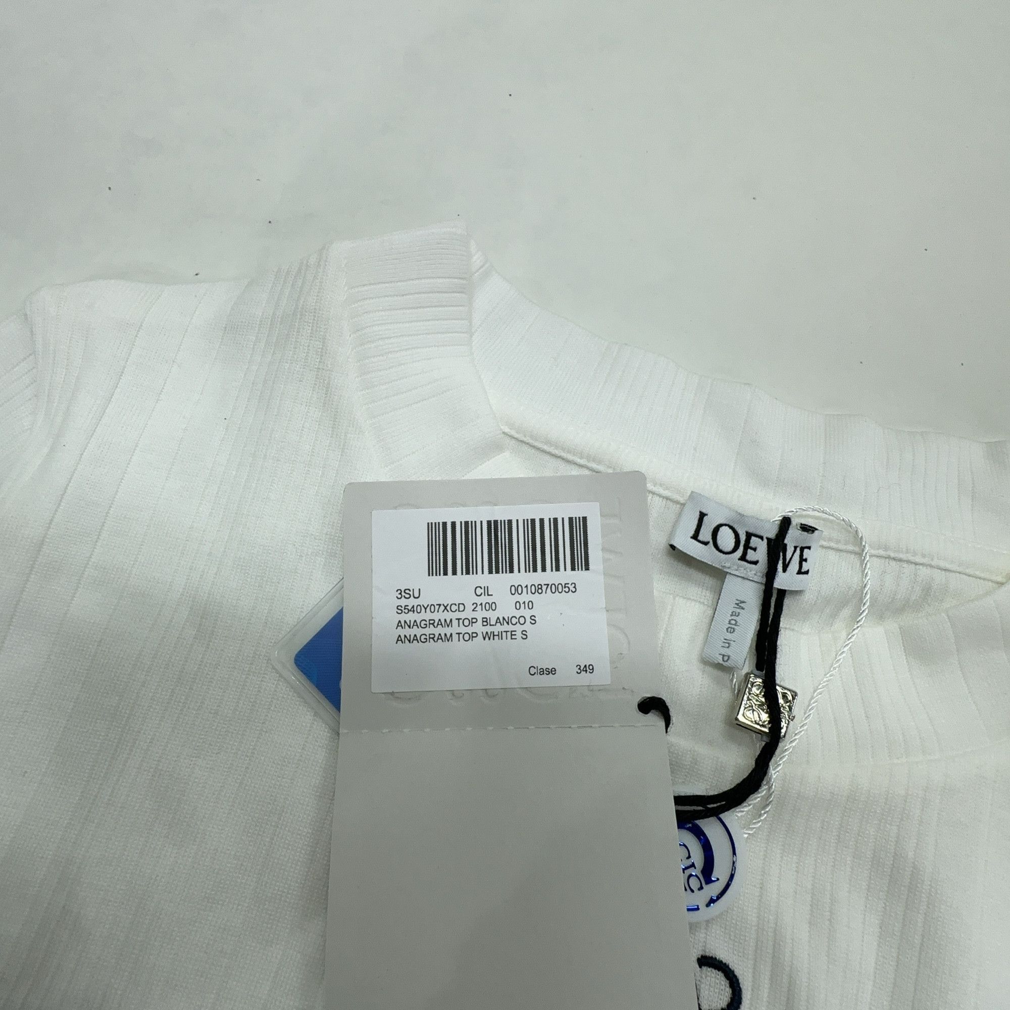 Loewe Loewe Anagram Ribbed Crop Top Size S Size S / US 4 / IT 40 - 6 Thumbnail
