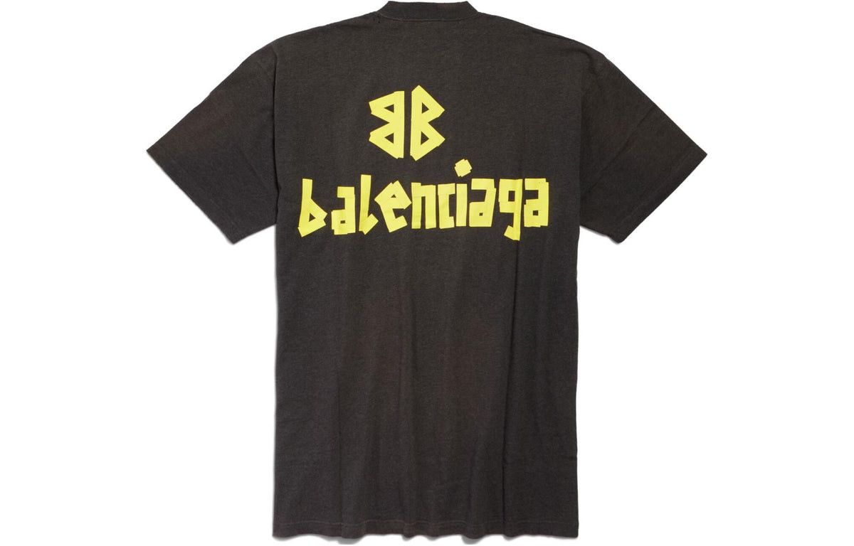 Balenciaga Balenciaga Tape Type T-shirt Dress 'Dark Grey' Size XS / US 0-2 / IT 36-38 - 2 Thumbnail