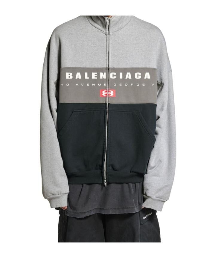 Balenciaga Balenciaga Unity Sport Zip-Up Jacket in Gray Size US M / EU 48-50 / 2 - 3 Thumbnail
