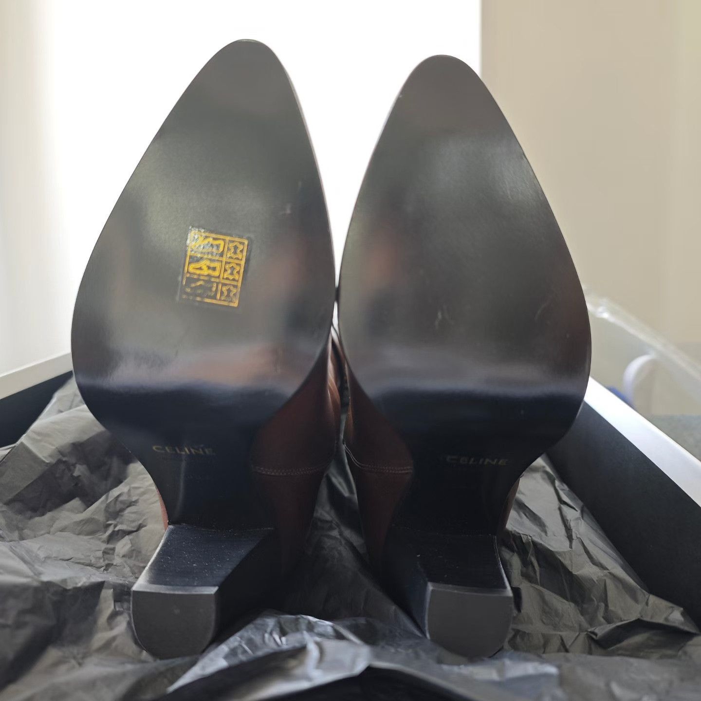 Celine Celine TRIOMPHE WILTERN Knee-High Boots Size US 7.5 / IT 37.5 - 4 Thumbnail