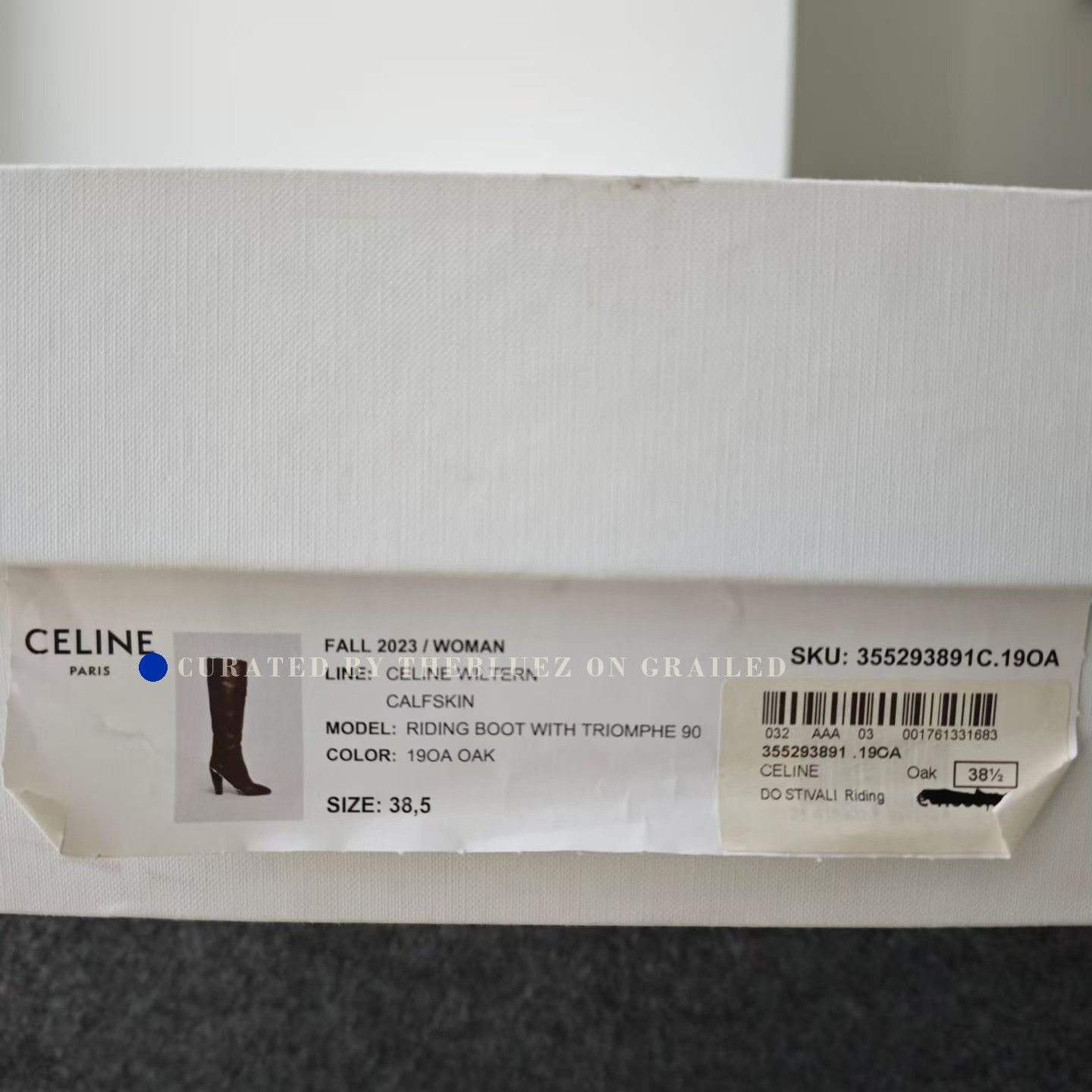 Celine Celine TRIOMPHE WILTERN Knee-High Boots Size US 7.5 / IT 37.5 - 9 Thumbnail