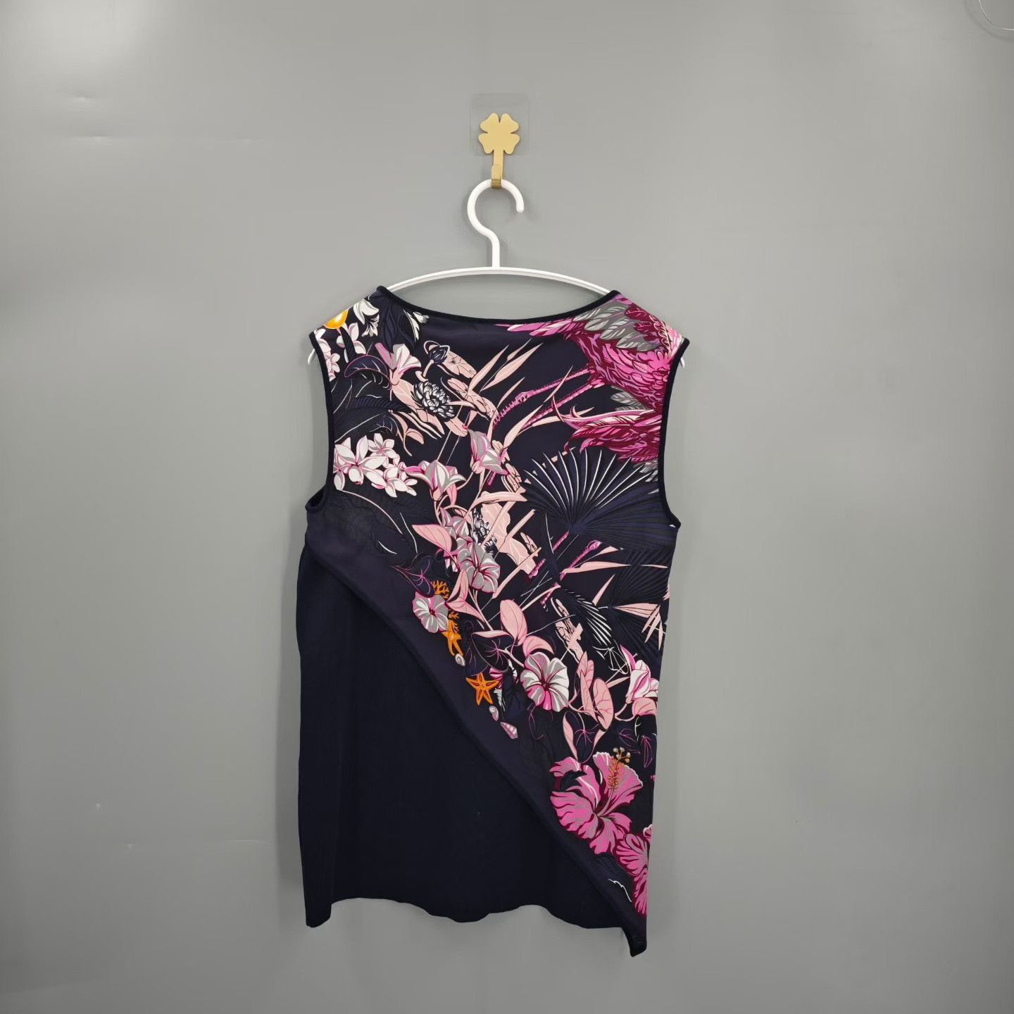 Hermes Hermes Purple Patchwork Floral Vest Size S / US 4 / IT 40 - 2 Thumbnail