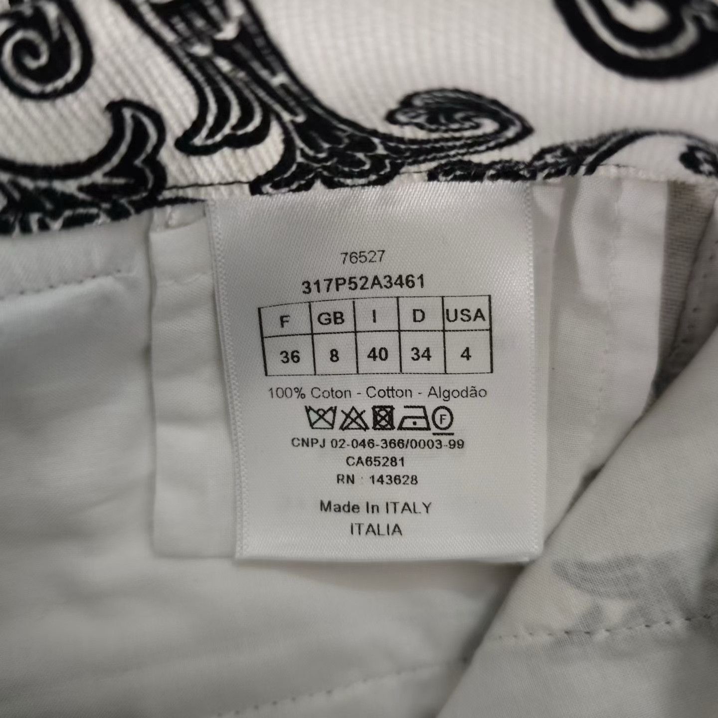 Dior Dior Runway Black White Vintage Print Shorts Size 36" / US 14 / IT 50 - 6 Thumbnail