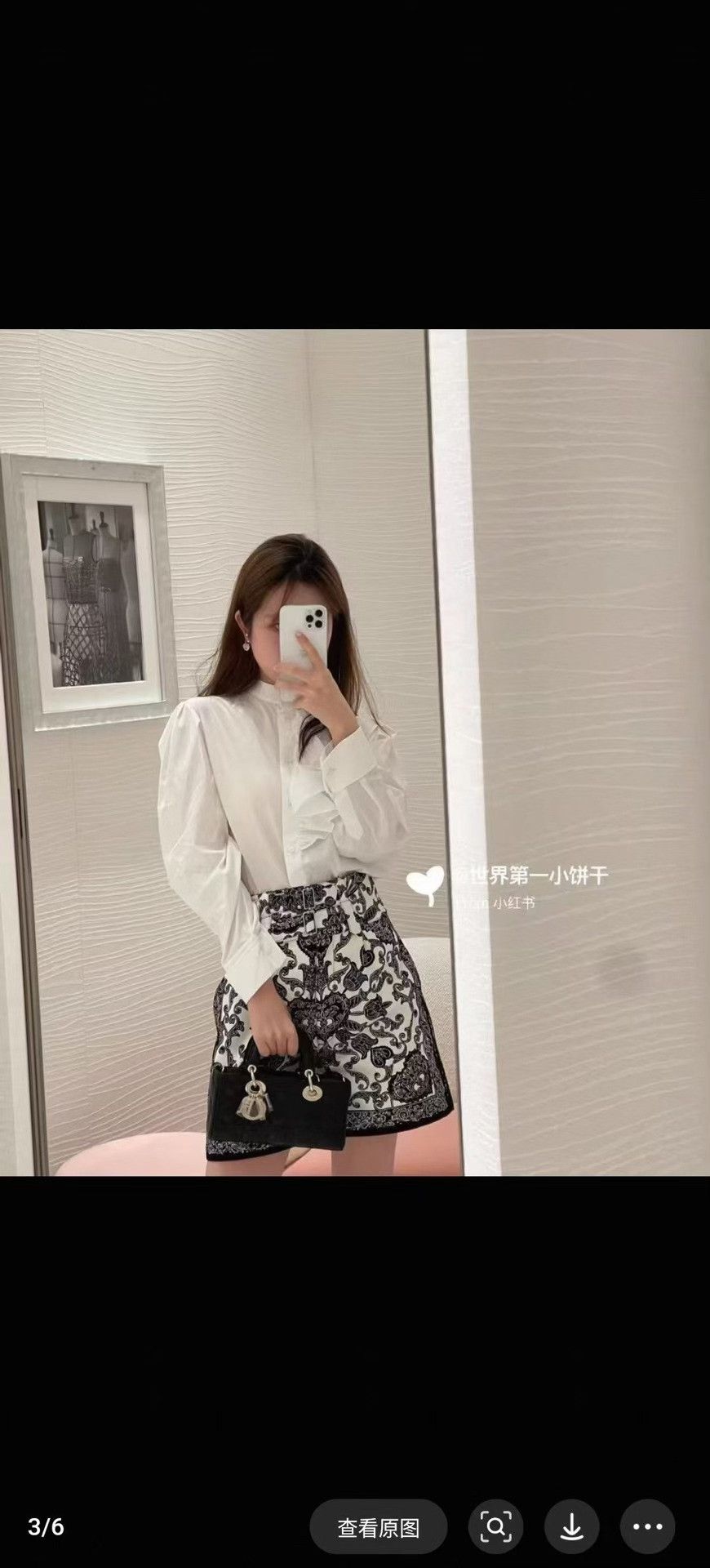 Dior Dior Runway Black White Vintage Print Shorts Size 36" / US 14 / IT 50 - 8 Thumbnail