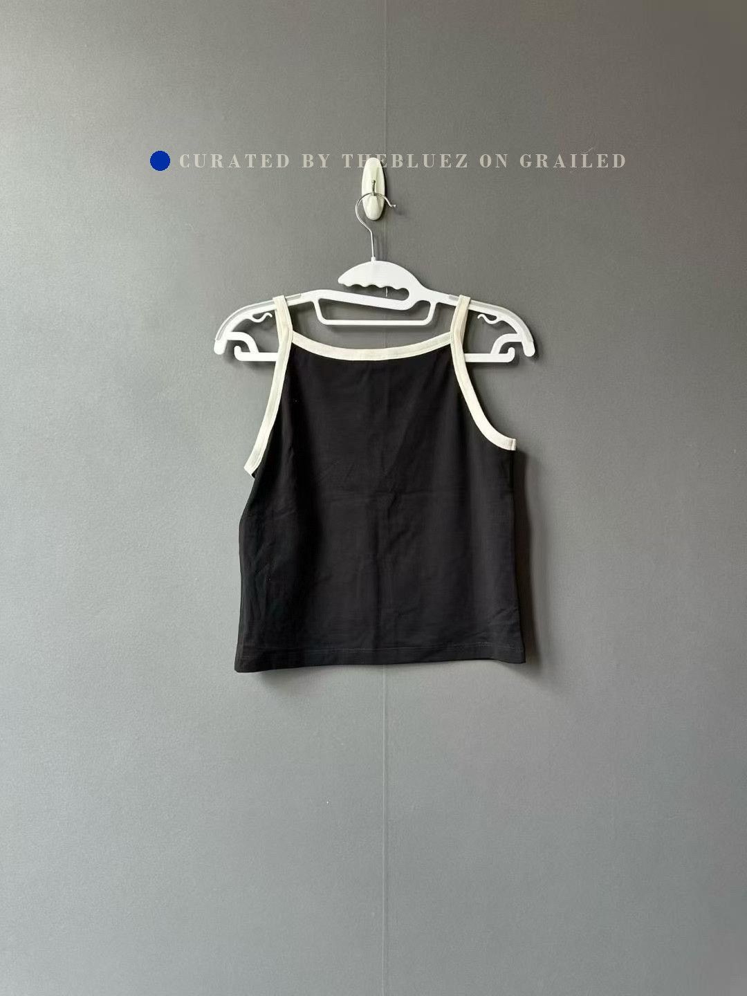Celine Celine Black Triomphe Camisole Top Size S / US 4 / IT 40 - 2 Thumbnail