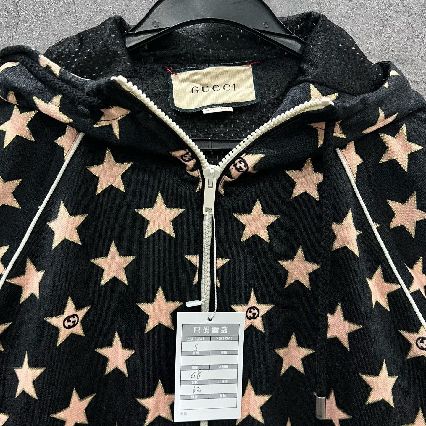 Gucci Gucci Half-Zip Star Print Hoodie Size S / US 4 / IT 40 - 3 Thumbnail