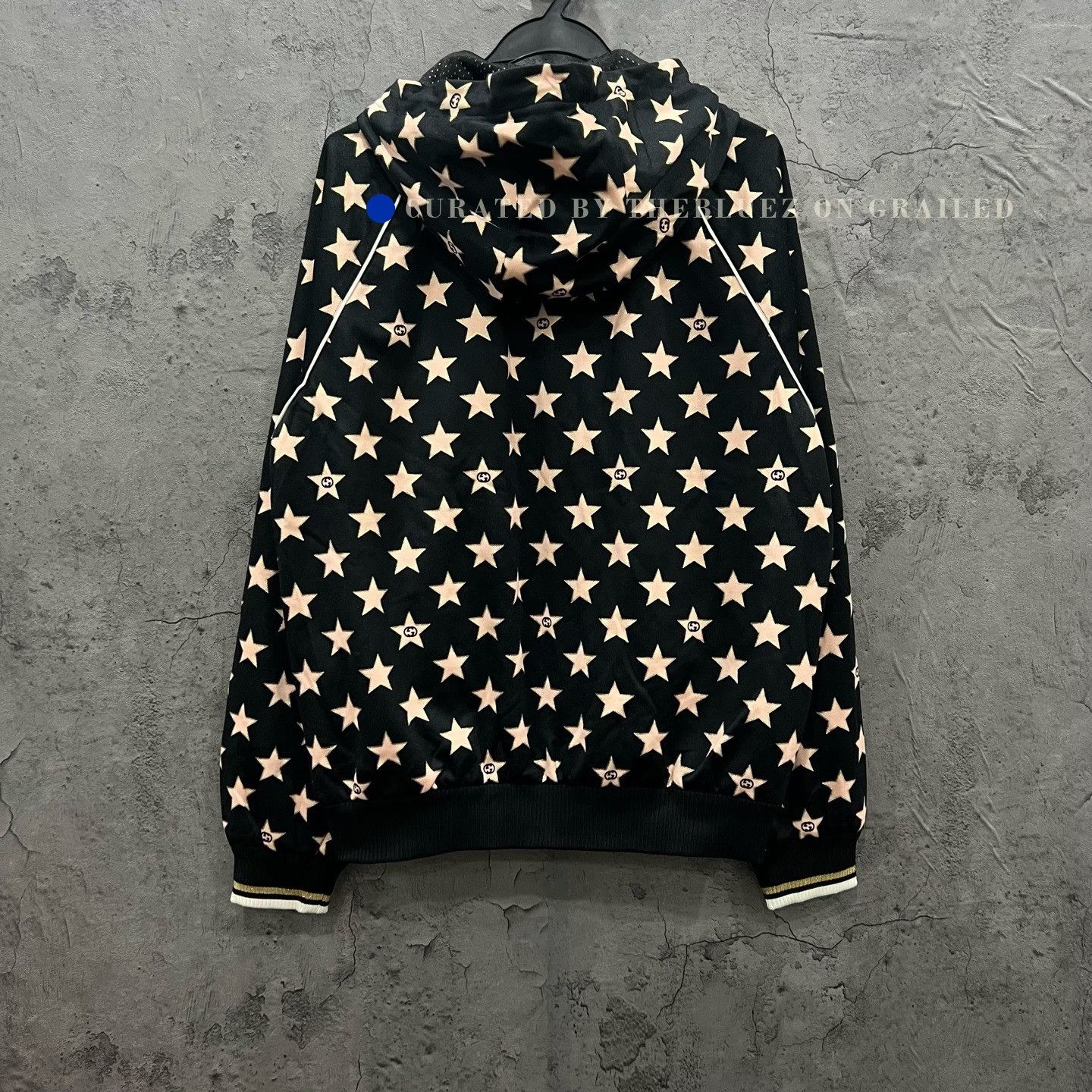 Gucci Gucci Half-Zip Star Print Hoodie Size S / US 4 / IT 40 - 5 Thumbnail