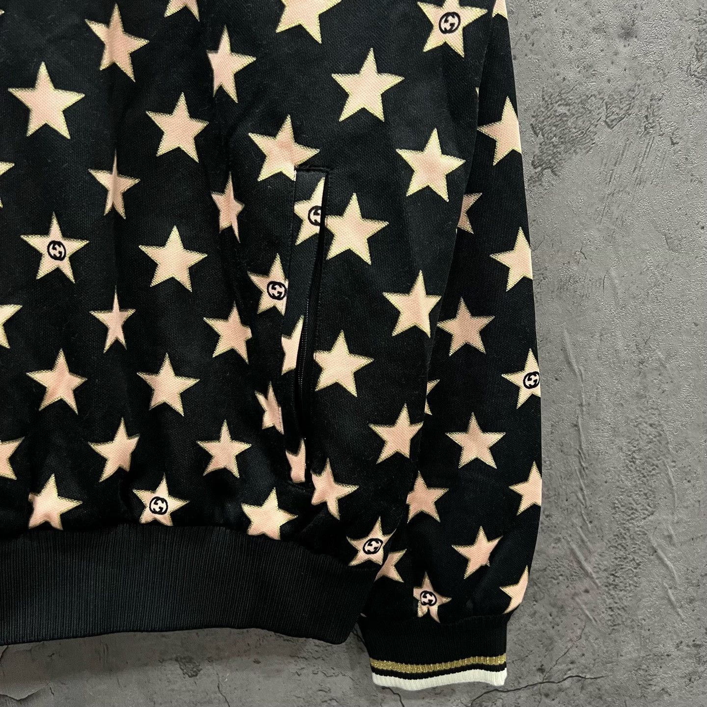 Gucci Gucci Half-Zip Star Print Hoodie Size S / US 4 / IT 40 - 2 Thumbnail