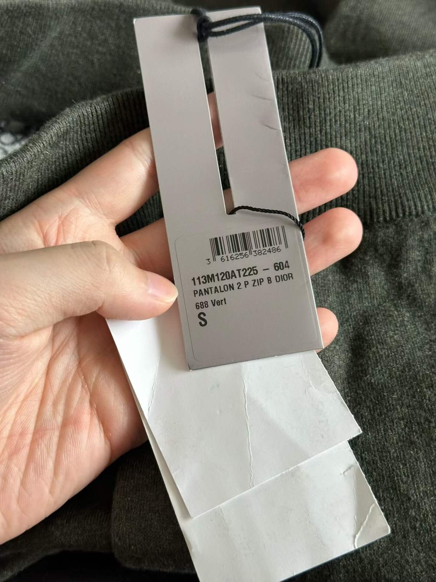 Dior Dior Olive Green Cashmere Sweatpants Size 36" / US 14 / IT 50 - 4 Thumbnail