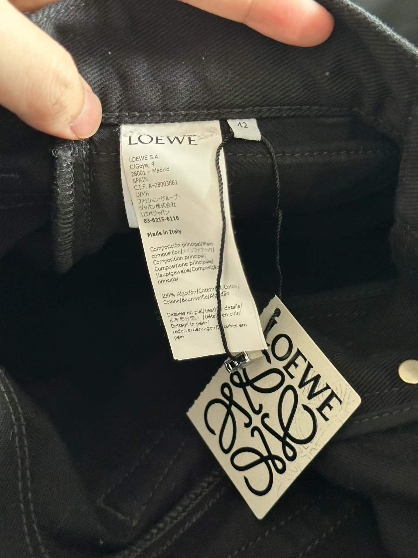 Loewe Loewe Curved Jeans Size 42" / US 20 - 4 Thumbnail