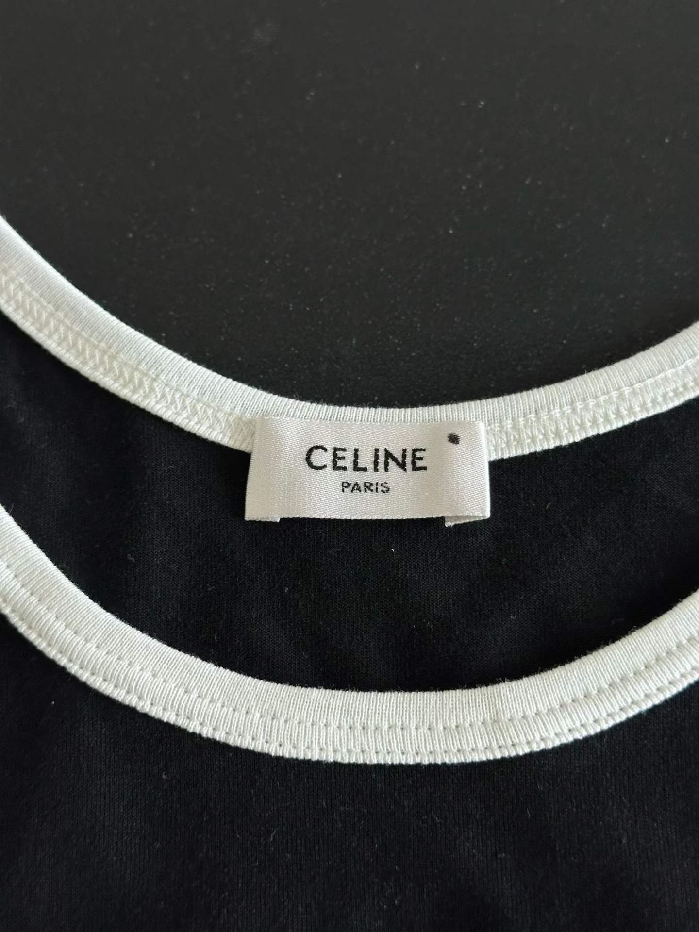 Celine Celine Black White Triomphe Vest Size S / US 4 / IT 40 - 5 Thumbnail