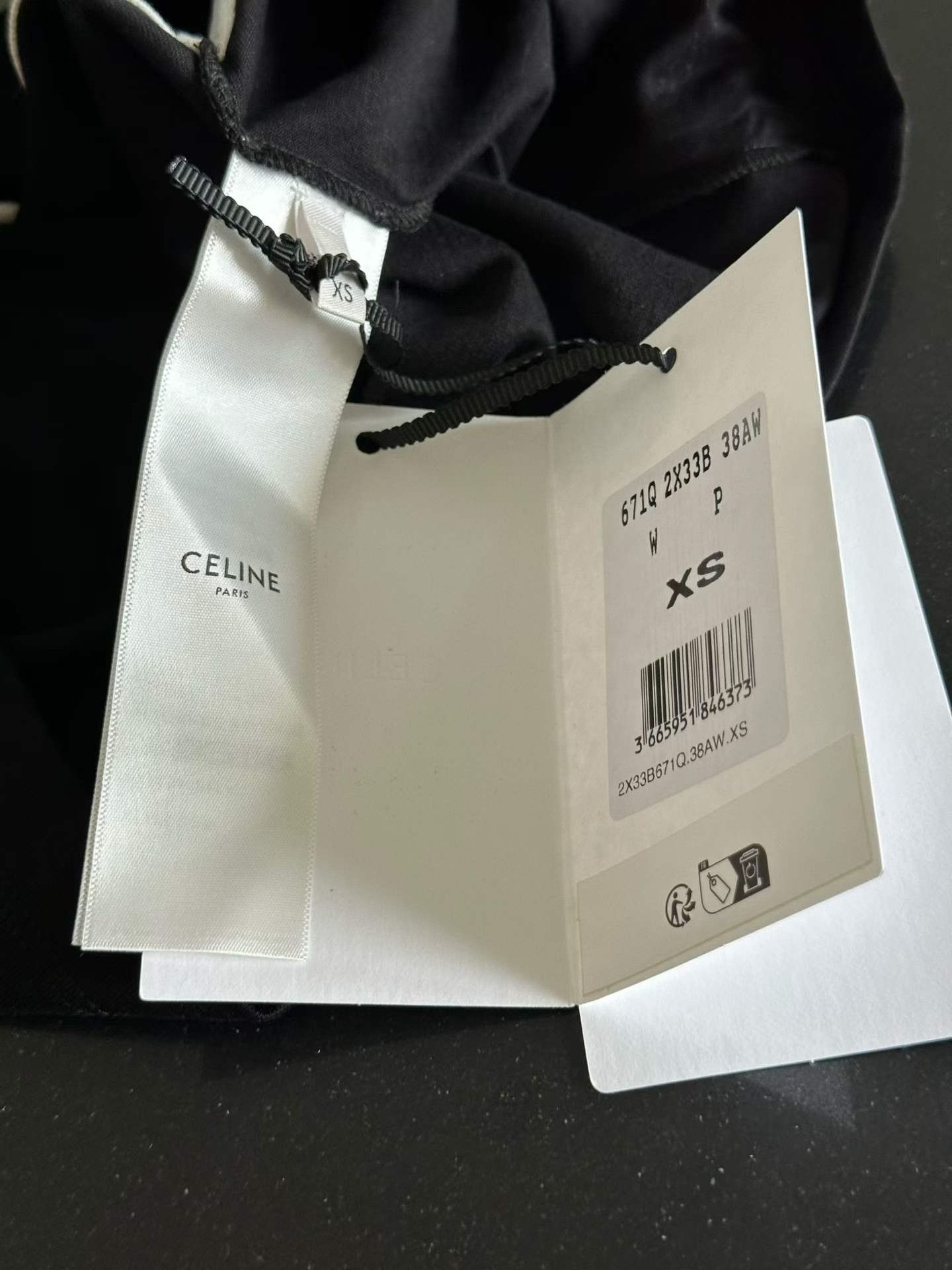 Celine Celine Black White Triomphe Vest Size S / US 4 / IT 40 - 4 Thumbnail