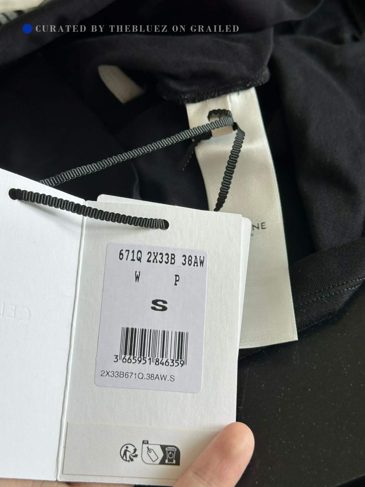 Celine Celine Black White Triomphe Vest Size S / US 4 / IT 40 - 6 Thumbnail