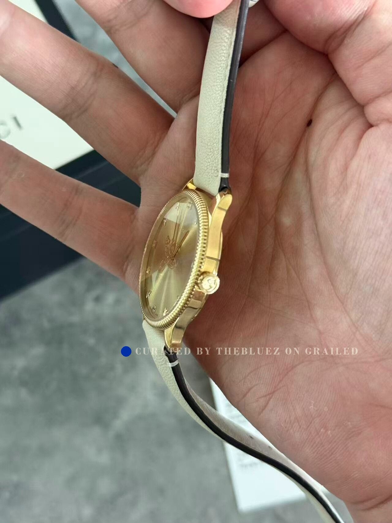 Gucci Gucci Beige Bee Quartz Watch Size ONE SIZE - 4 Thumbnail