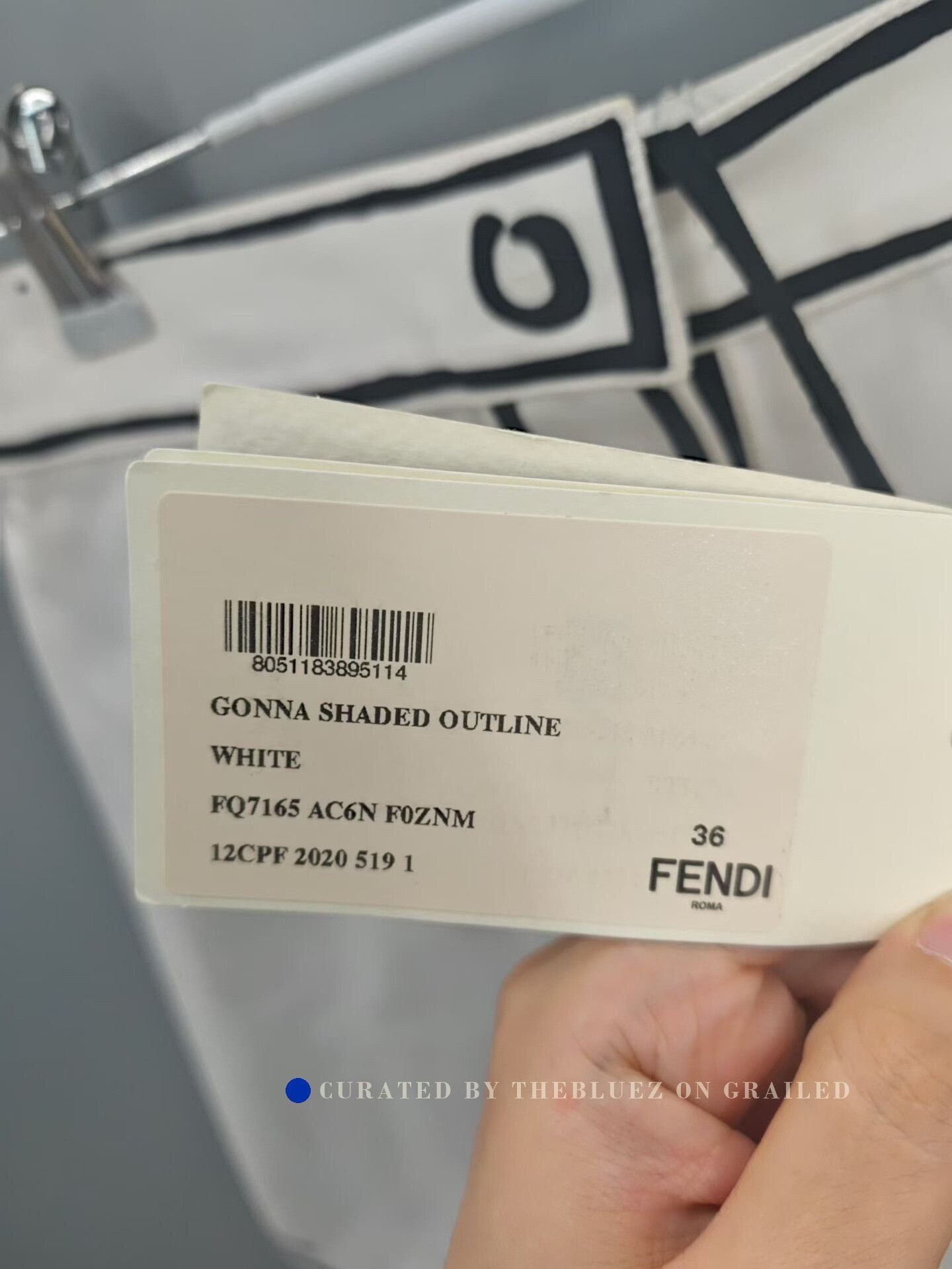 Fendi Fendi California Comic Graffiti Denim Skirt Size 36" / US 14 / IT 50 - 6 Thumbnail