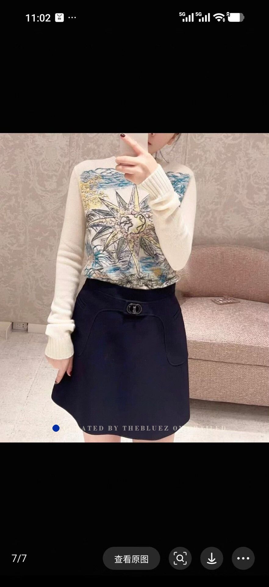 Dior Dior Silk Wool Blend Black CD Buckle Skirt Size 38" / US 16 / IT 52 - 7 Thumbnail