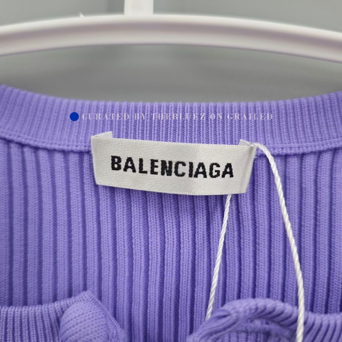 Balenciaga Balenciaga Purple All-over Print Slim Cardigan Size M / US 6-8 / IT 42-44 - 3 Thumbnail