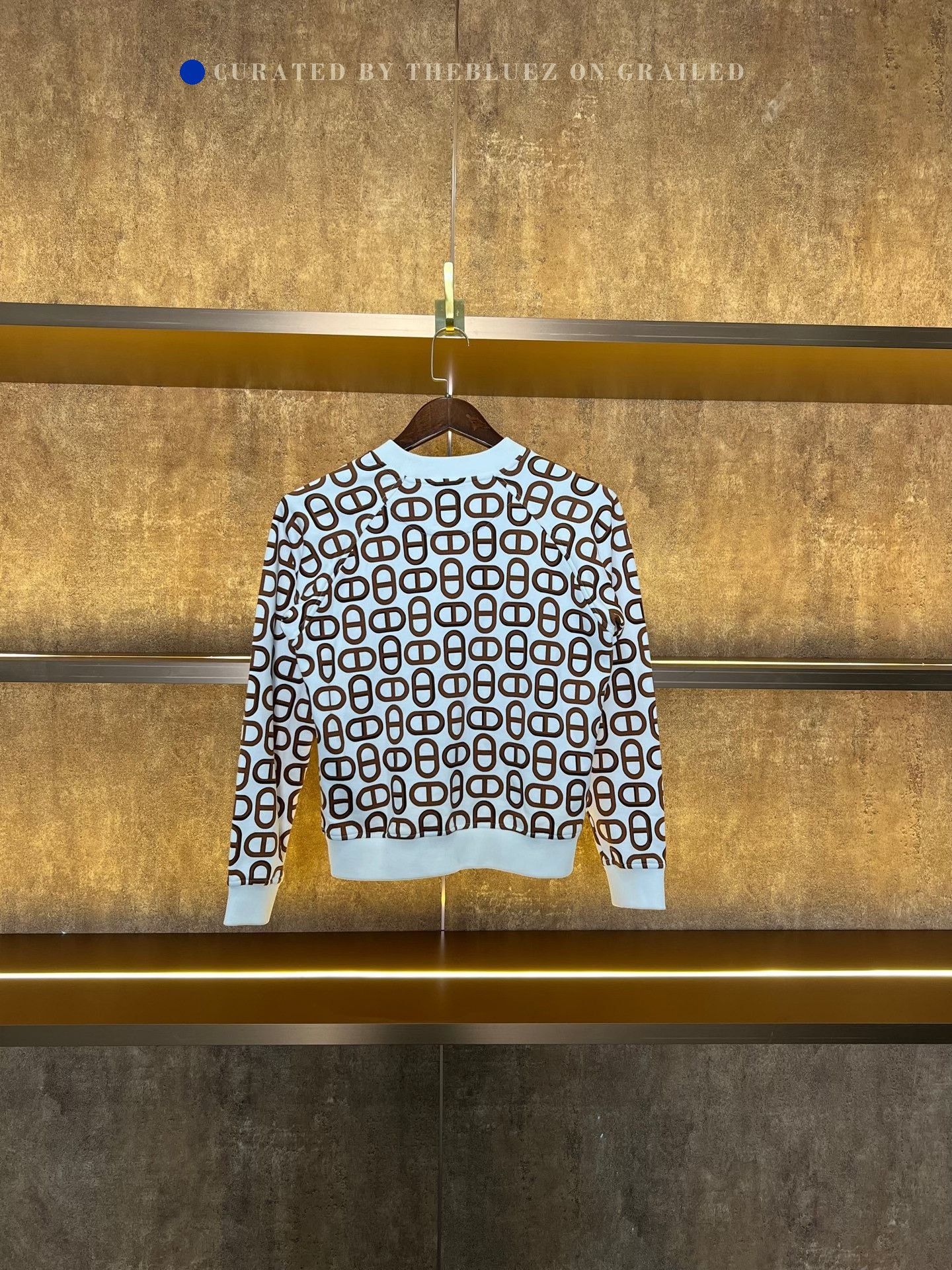 Hermes Hermes Pig Nose All-Over Print Sweatshirt Size XXS / US 00 / IT 34 - 2 Thumbnail
