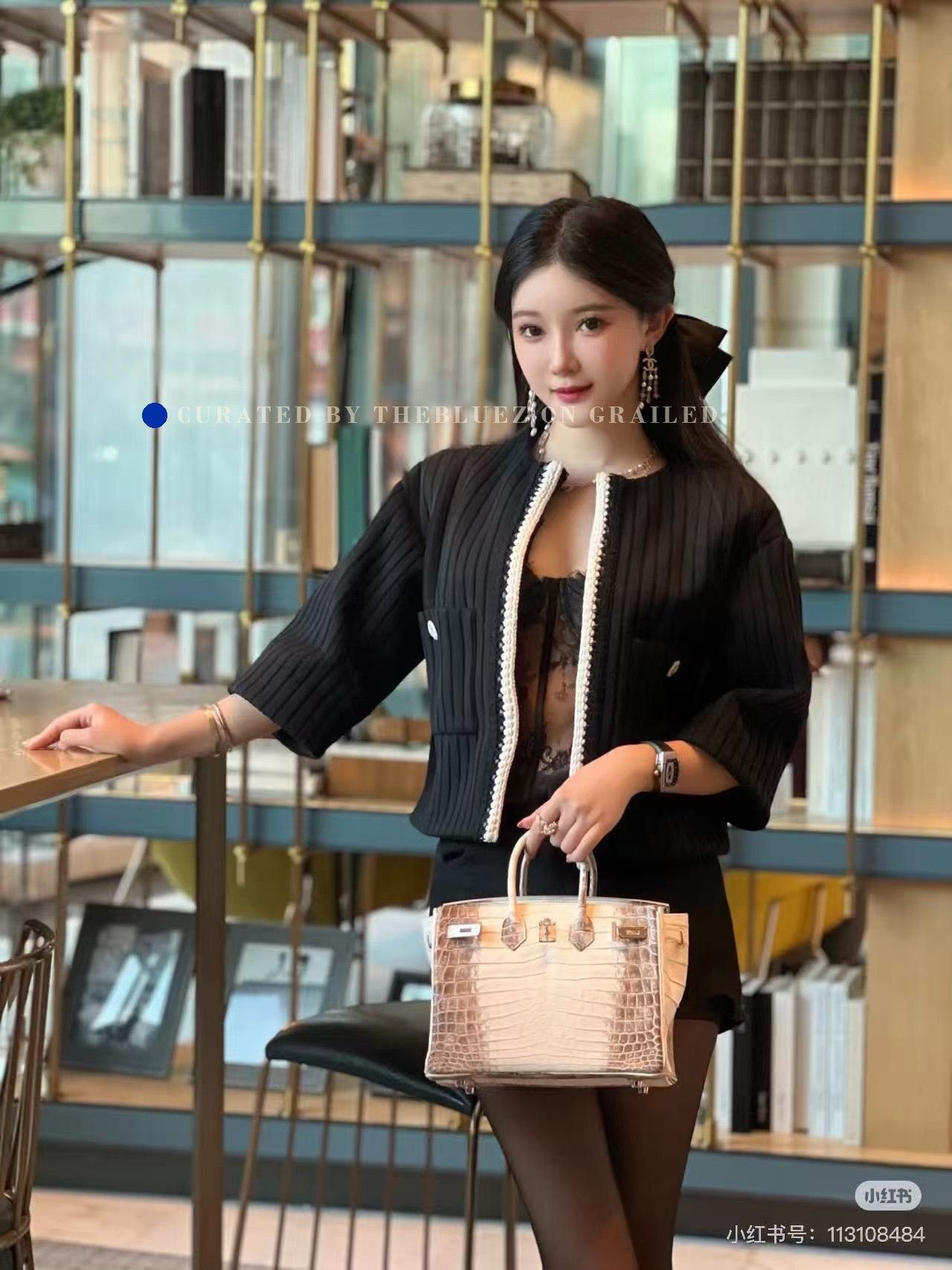 Chanel Chanel 22C Black Vertical Stripe Jacket Size S / US 4 / IT 40 - 7 Thumbnail