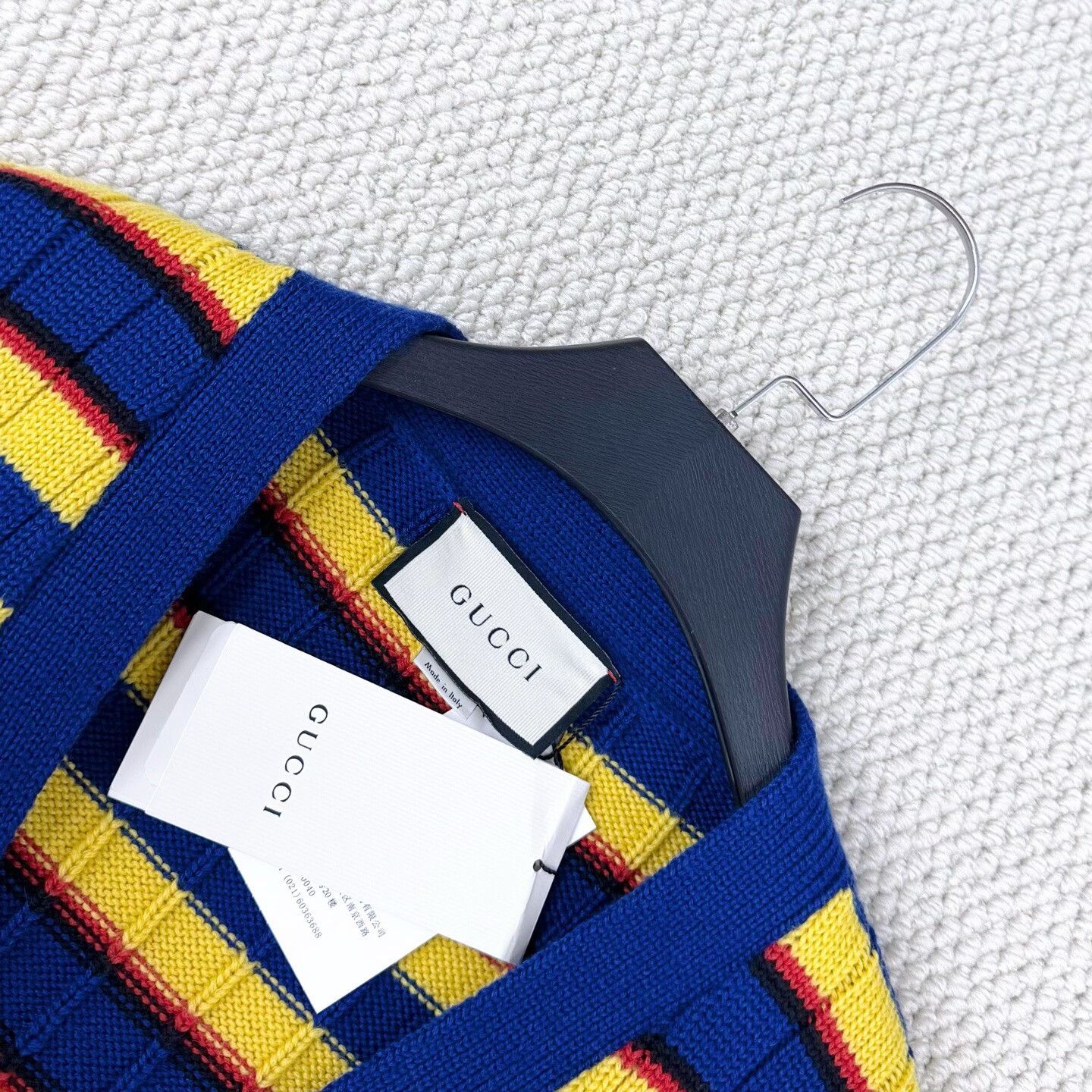 Gucci Gucci Rainbow Stripe Anchor Wool Cardigan Size XS / US 0-2 / IT 36-38 - 3 Thumbnail