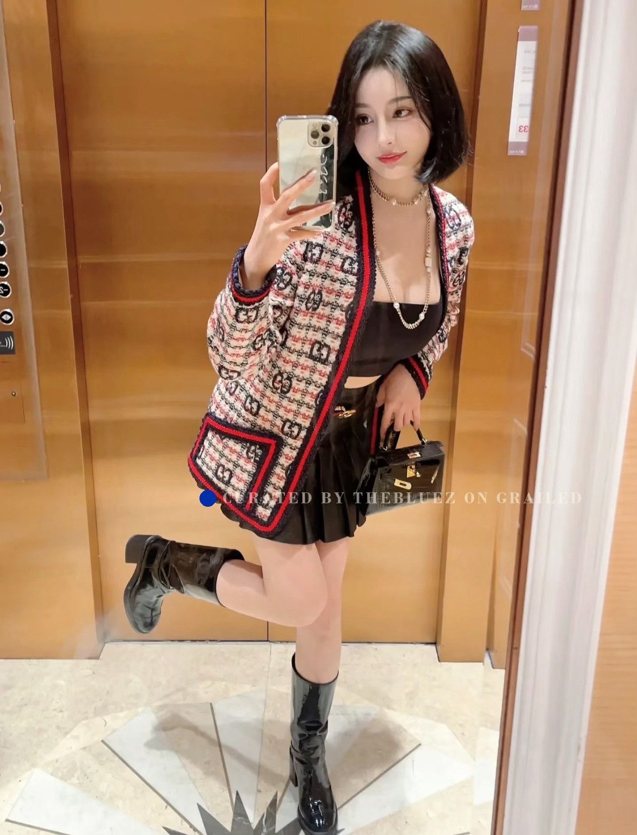 Gucci Gucci Runway Tweed Knit Cardigan Size XS / US 0-2 / IT 36-38 - 8 Thumbnail