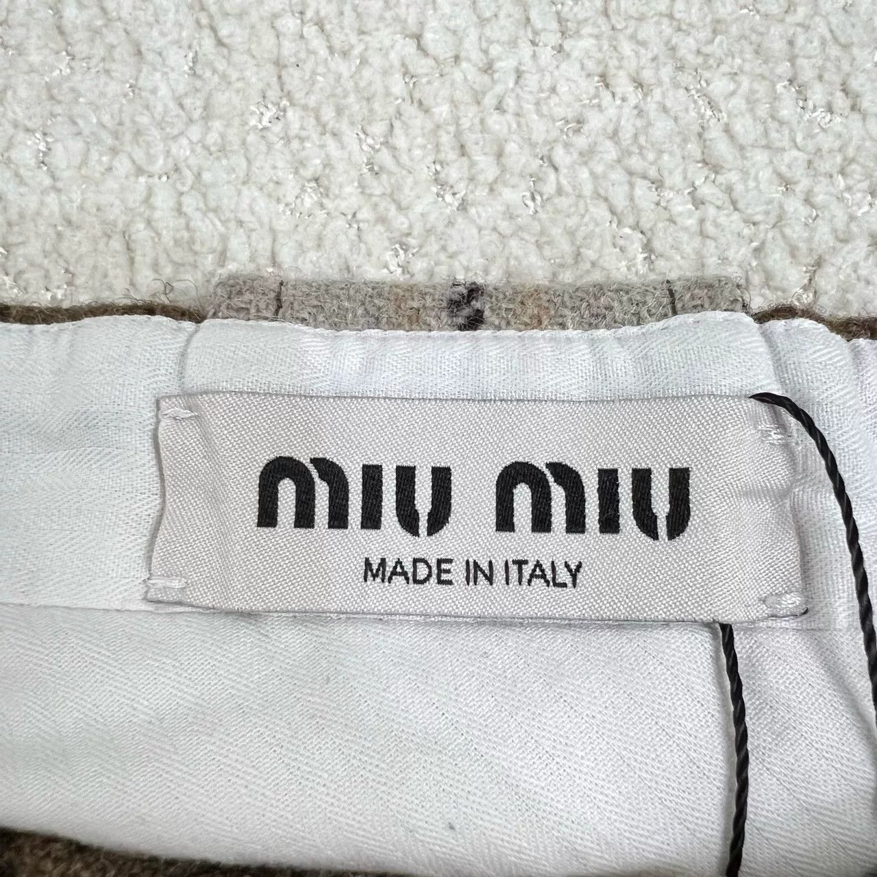 Miu Miu Miu Miu Plaid Embroidered Gold Button Shorts Size 36" / US 14 / IT 50 - 6 Thumbnail