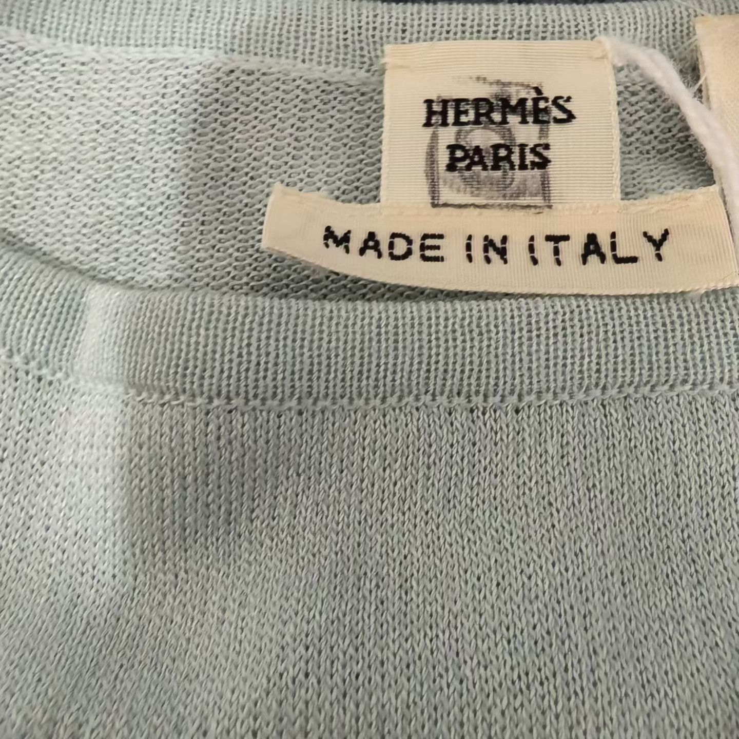 Hermes Hermes Light Blue Silk Dress Size XXS / US 00 / IT 34 - 3 Thumbnail