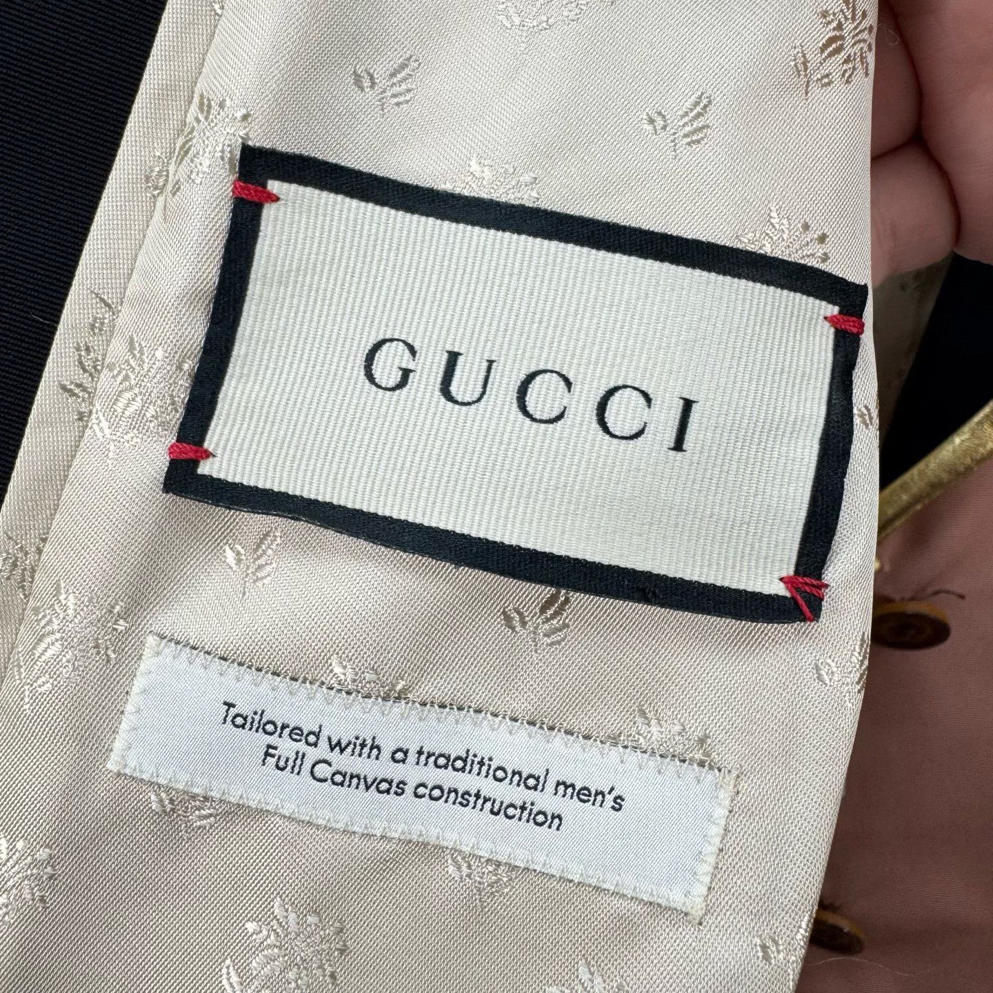 Gucci Gucci Gold Thread Letter Sword Collar Blazer Size S / US 4 / IT 40 - 7 Thumbnail