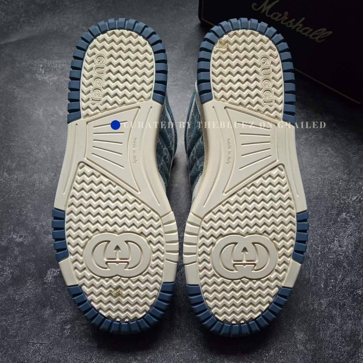 Gucci Gucci Re-Web Denim Sneakers Size US 7.5 / IT 37.5 - 7 Thumbnail
