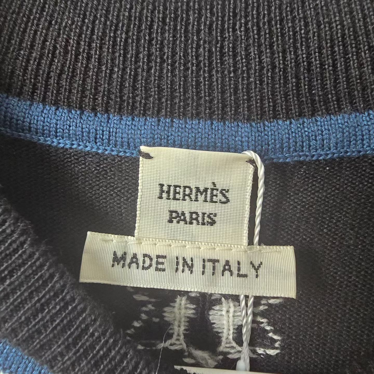 Hermes Hermès Toy Lock Embroidery Wool Knit Top Size XXS / US 00 / IT 34 - 3 Thumbnail